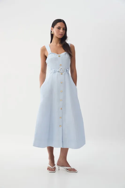 Celeste Utility Midi Dress sold by Aje