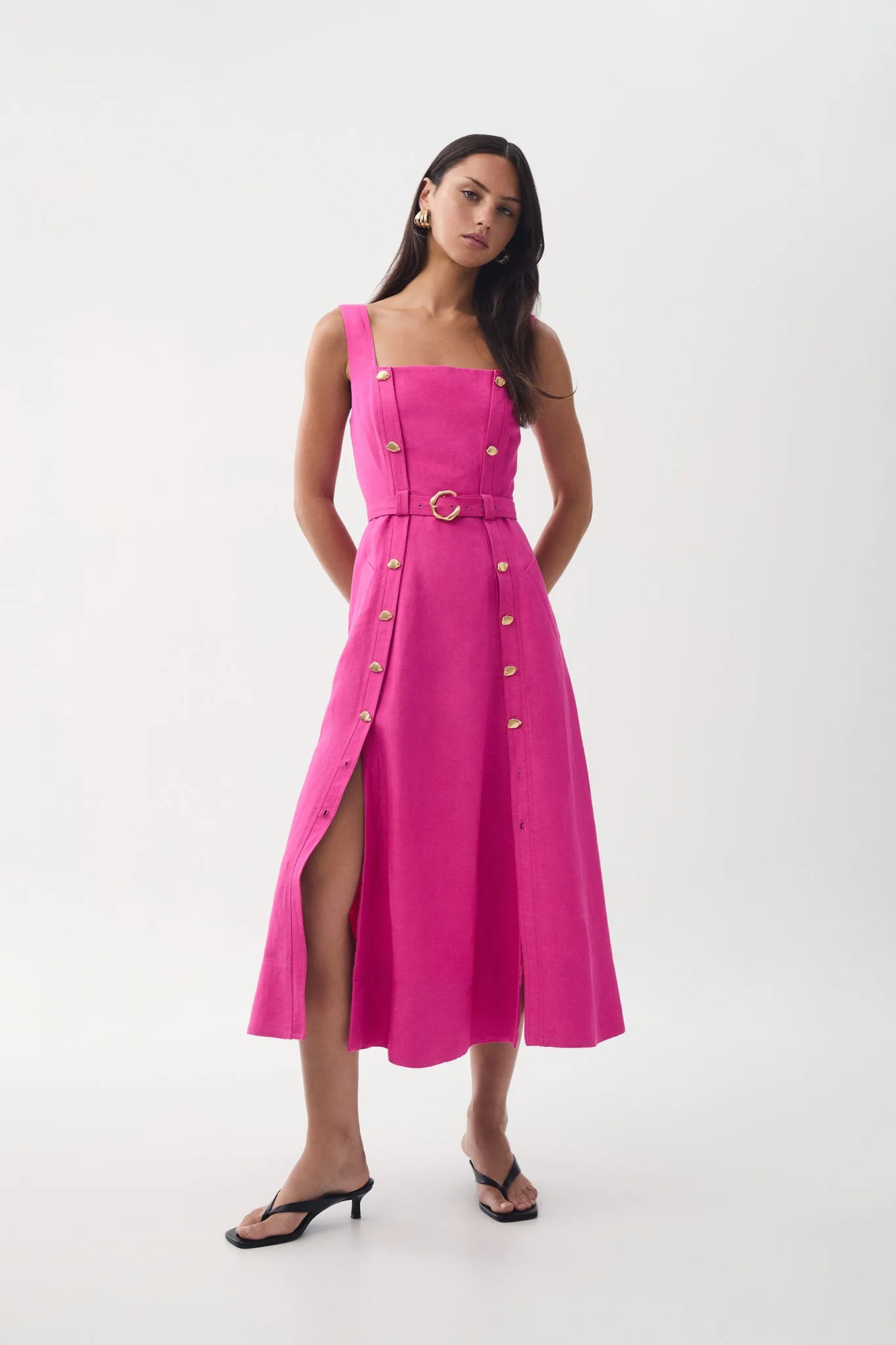 Prisma Utility Midi Dress sold by Aje
