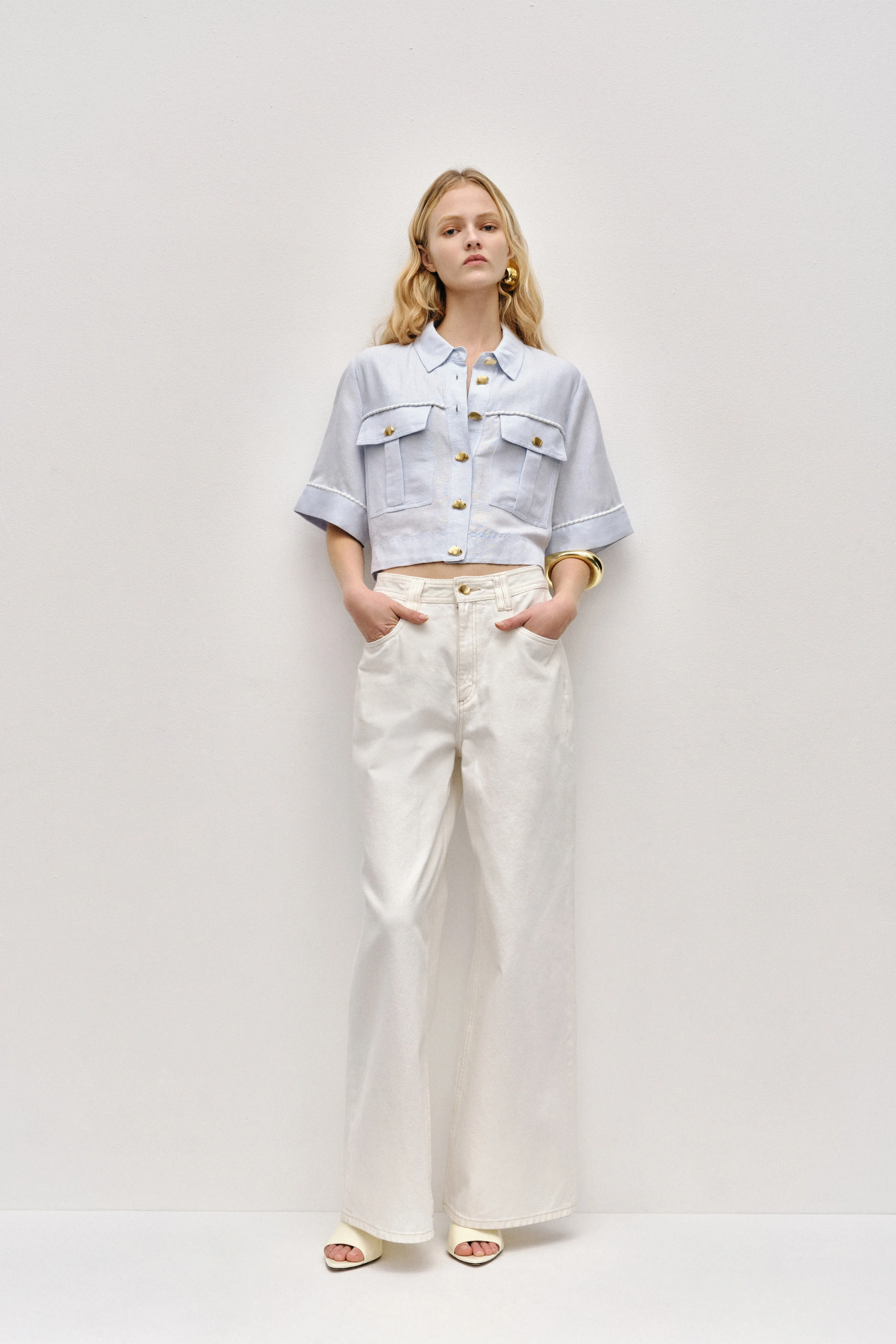 Auden Crop Shirt sold by Aje product image thumbnail 3