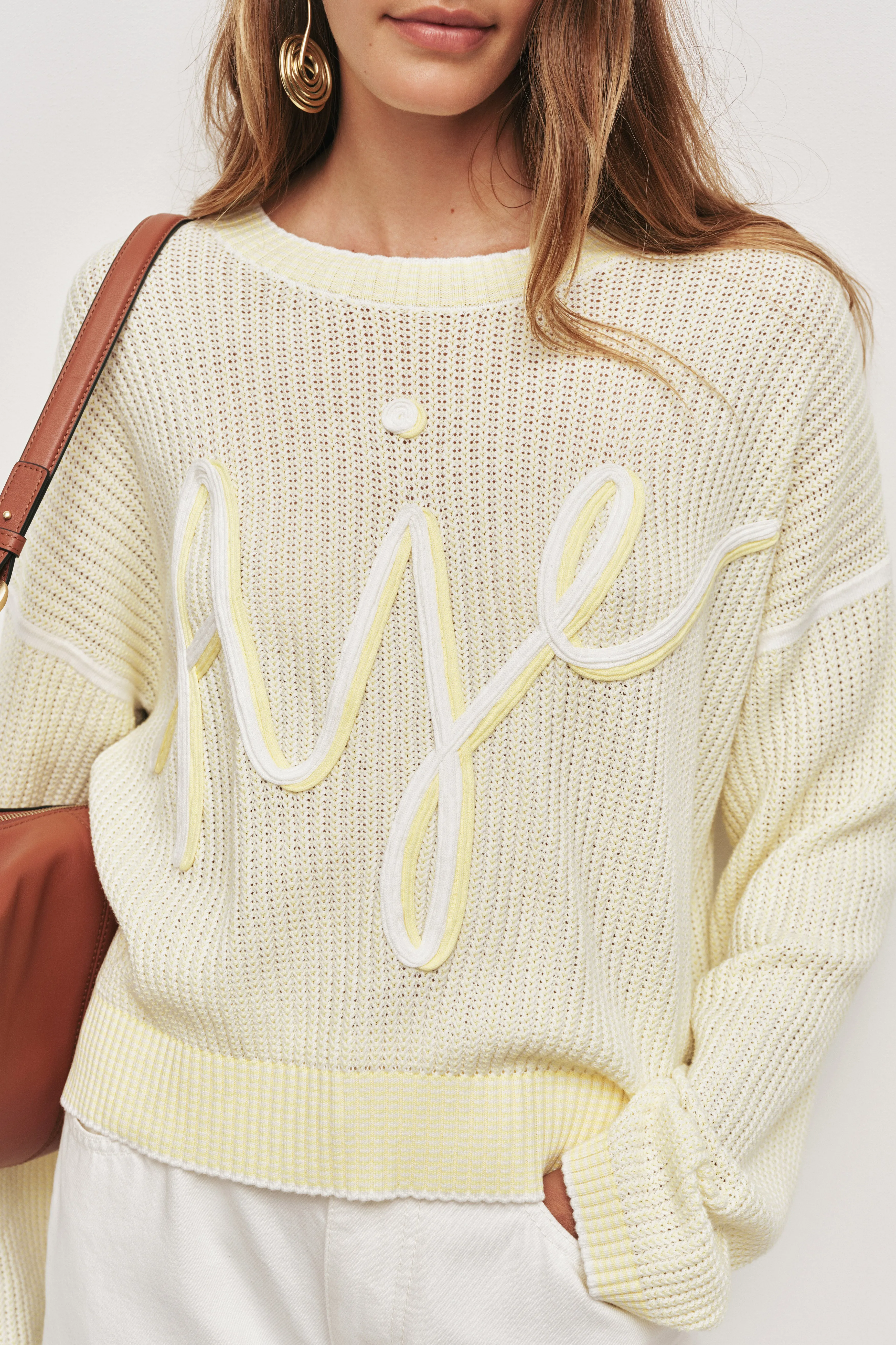 Metis Logo Knit Jumper sold by Aje product image thumbnail 4