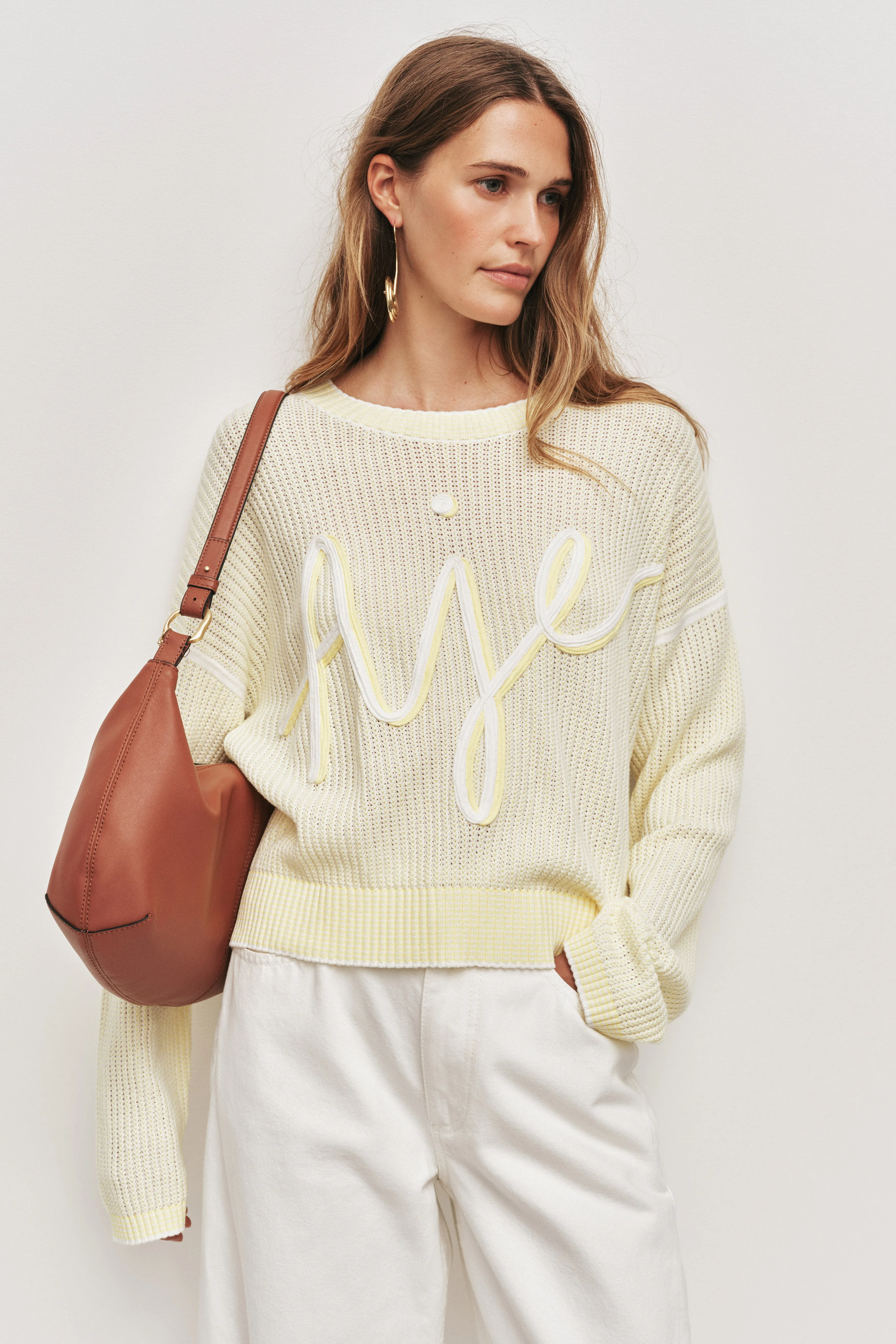 Metis Logo Knit Jumper sold by Aje product image thumbnail 3