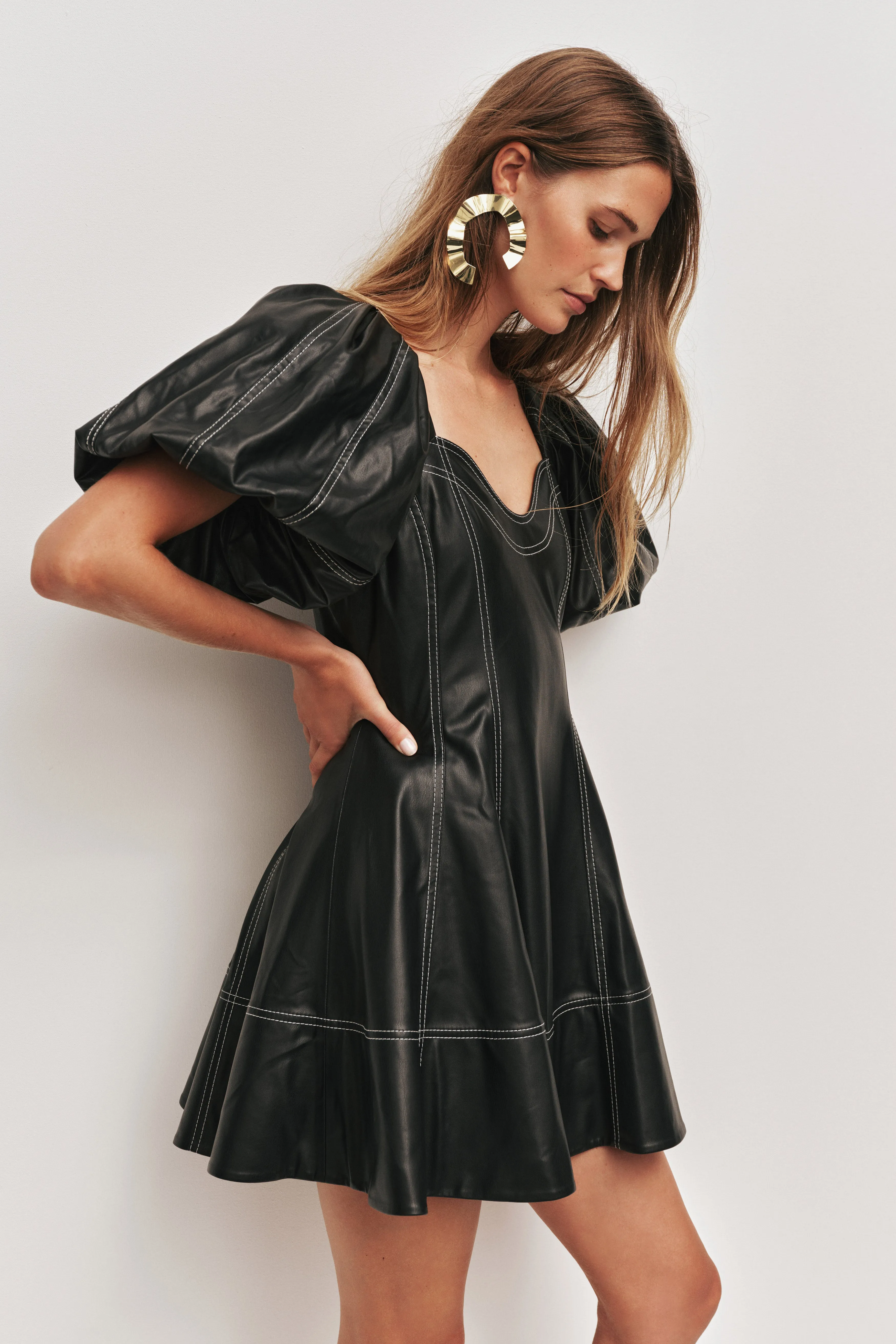 Ether Puff Mini Dress sold by Aje product image thumbnail 5