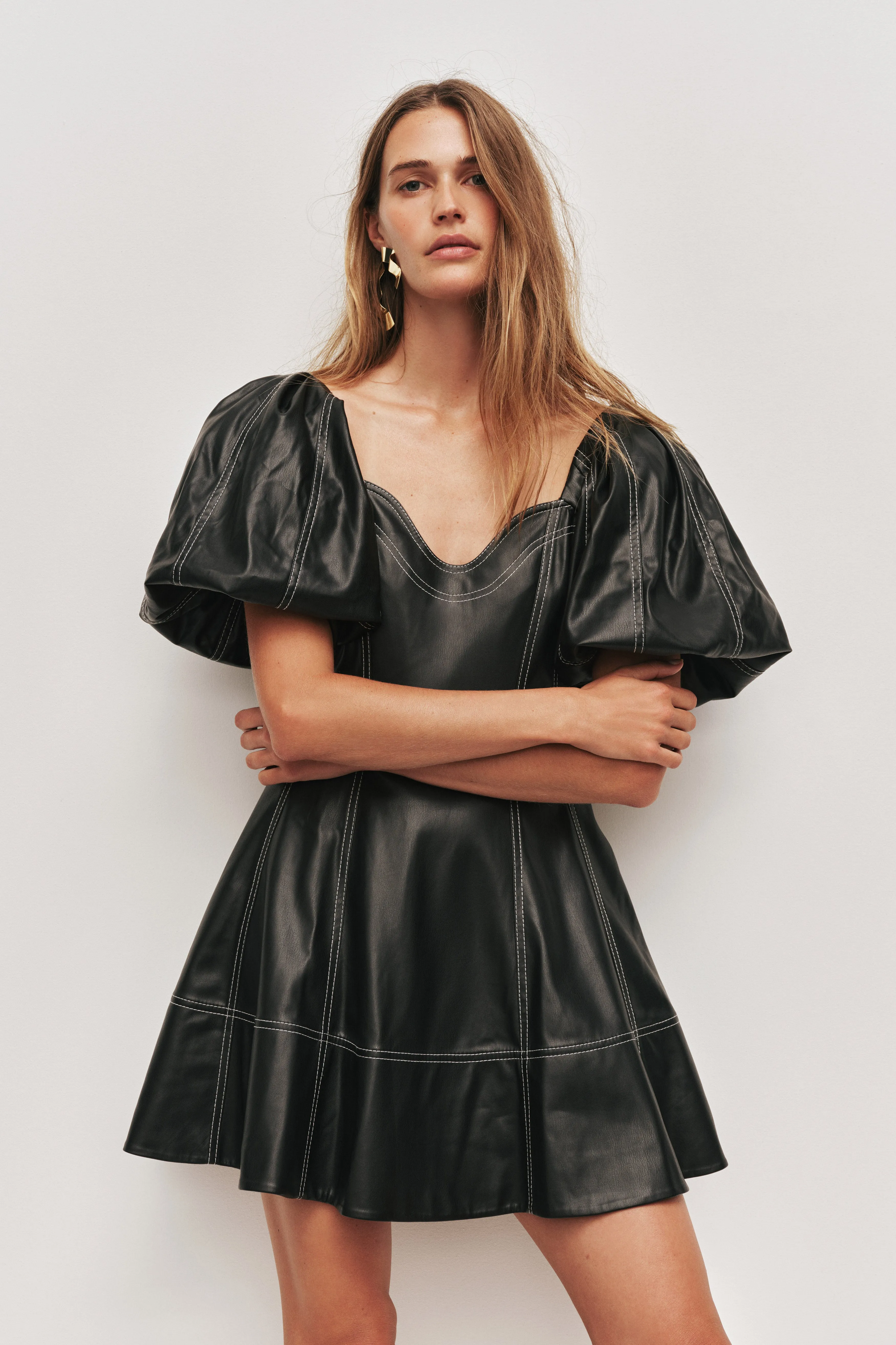 Ether Puff Mini Dress sold by Aje product image thumbnail 3