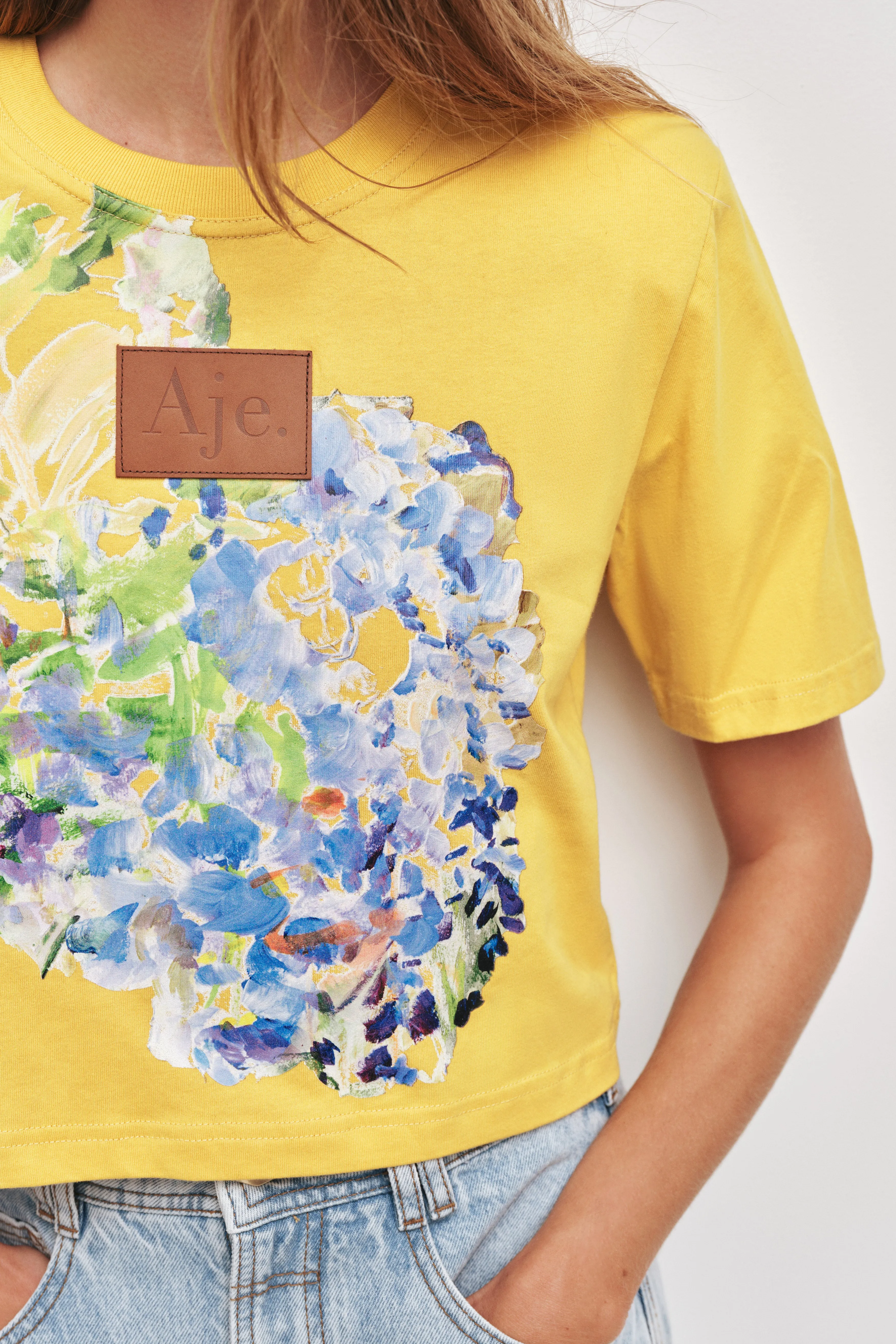 Lavandula Cropped Tee sold by Aje product image thumbnail 3
