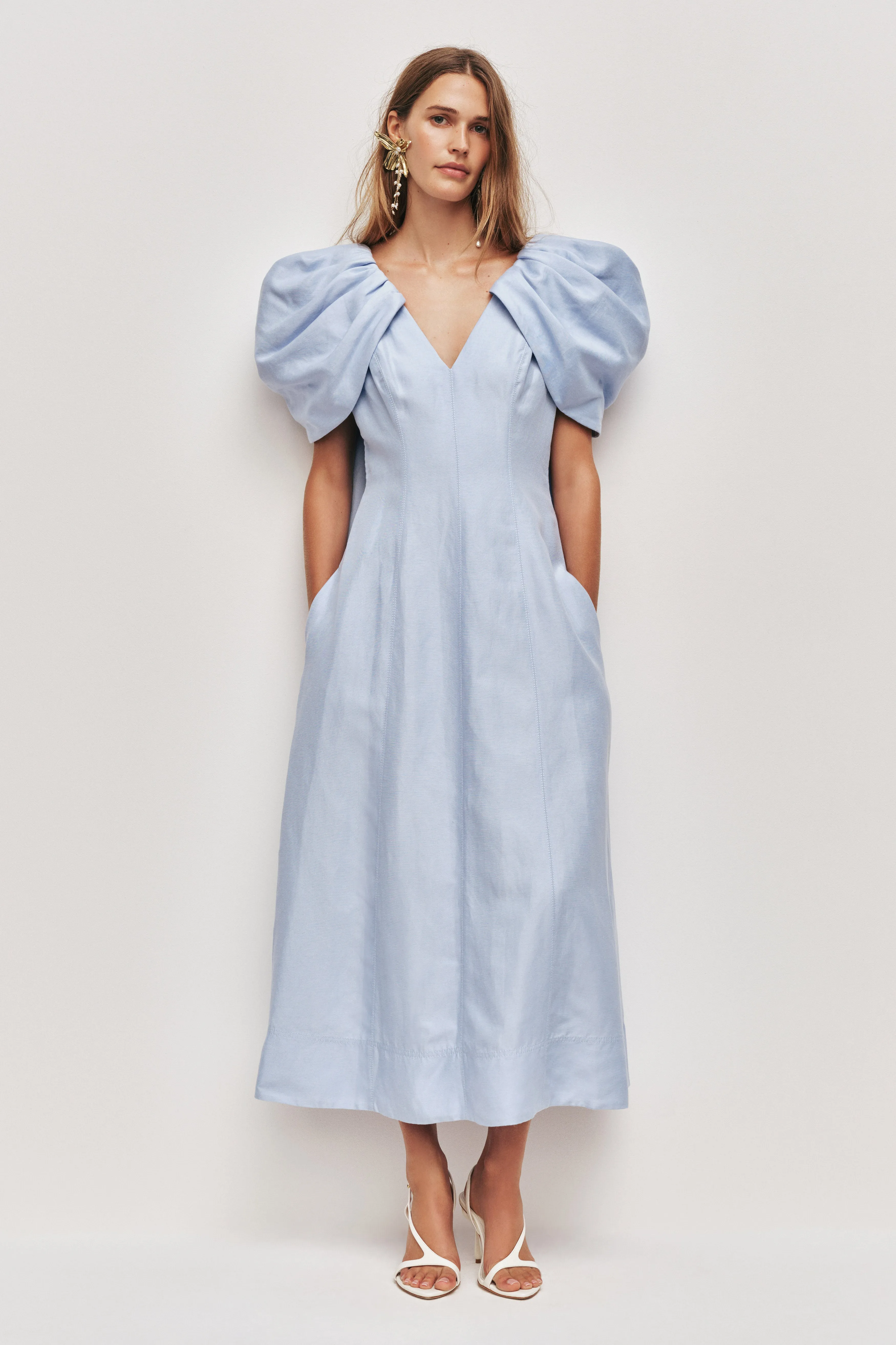 Bisou Midi Dress sold by Aje