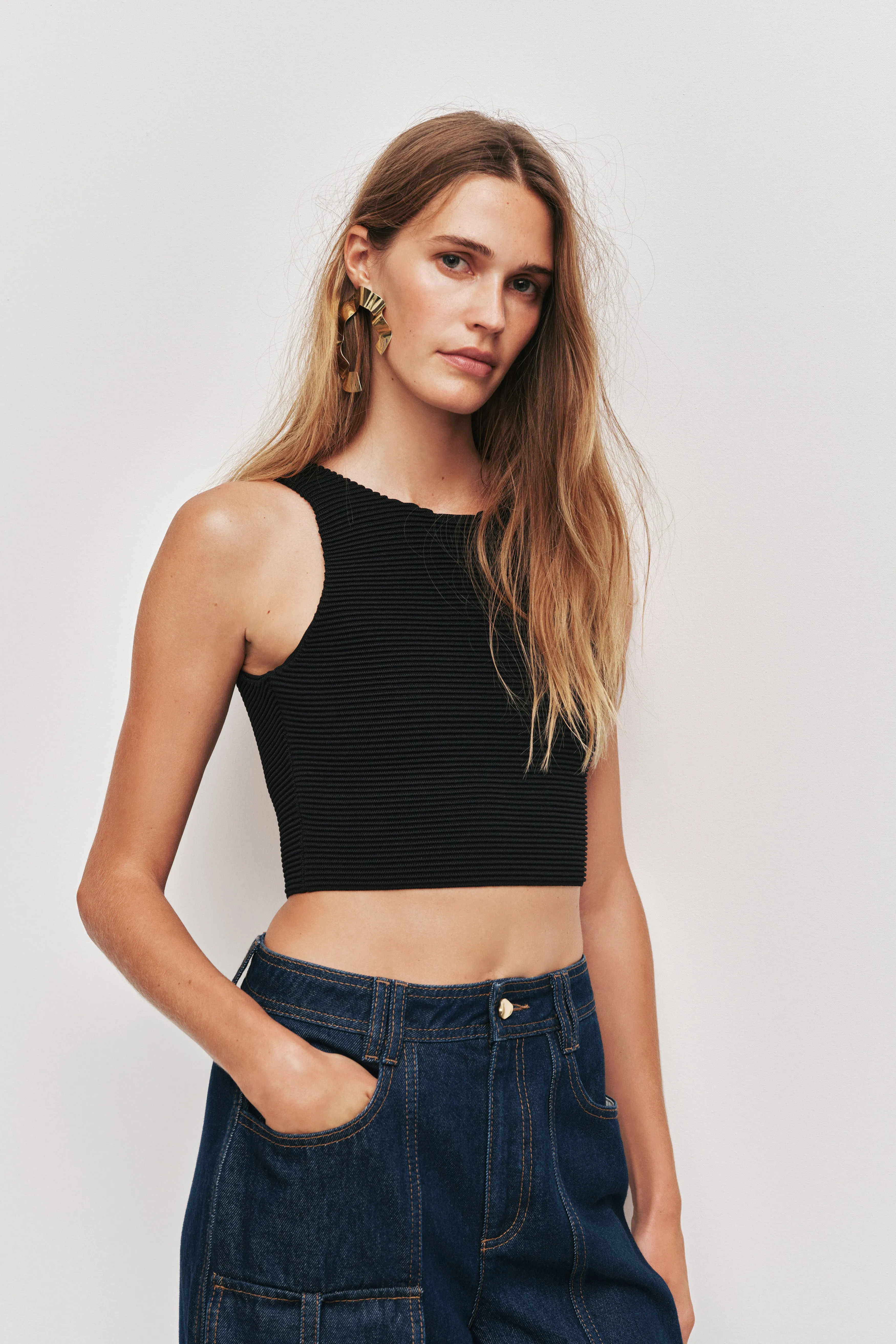 Agave Knit Top sold by Aje product image thumbnail 3