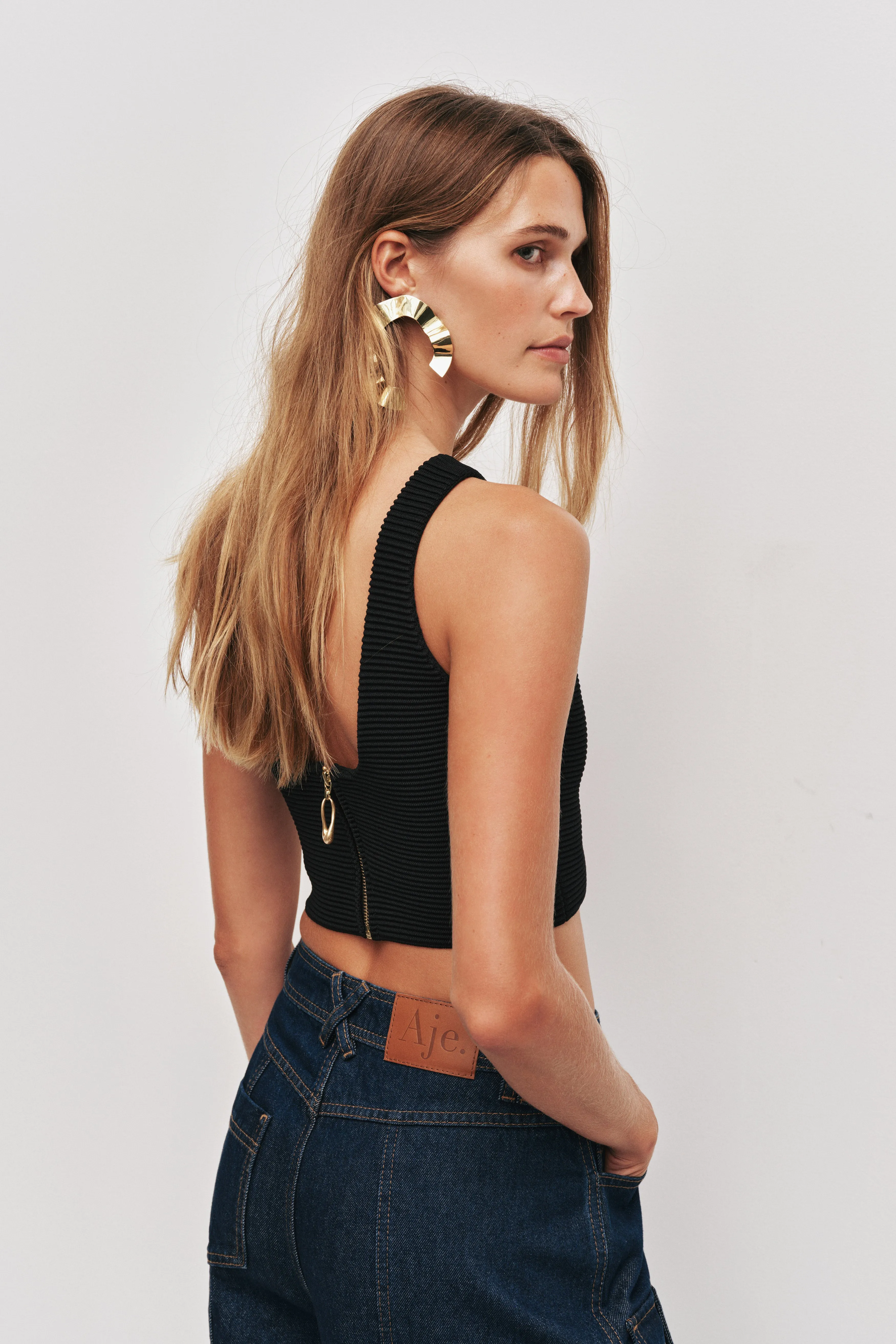 Agave Knit Top sold by Aje product image thumbnail 4