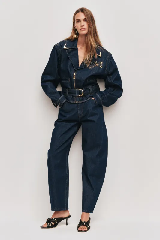 Amara Hardware Denim Jacket sold by Aje