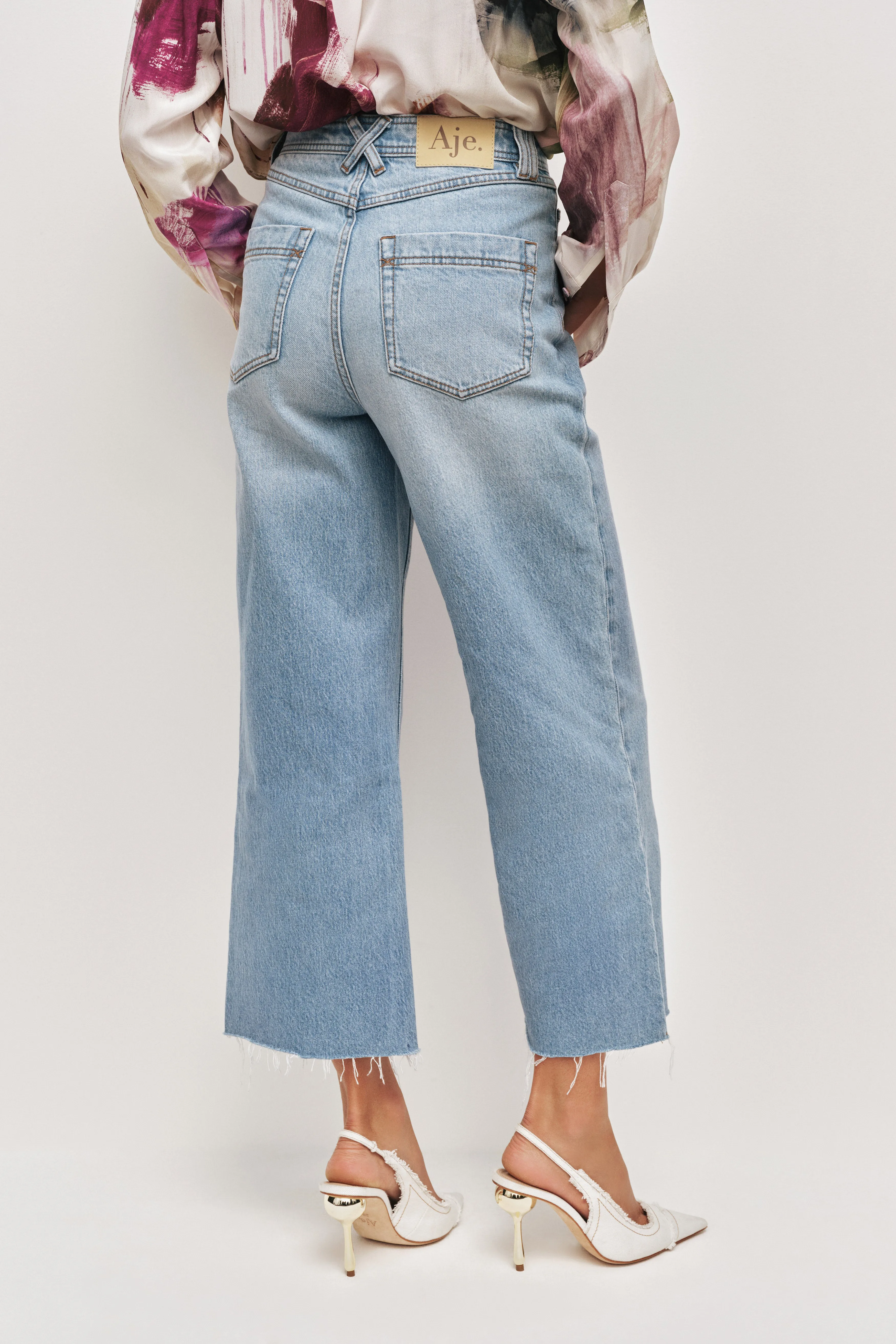 Eva Wide Leg Crop Jean sold by Aje product image thumbnail 4