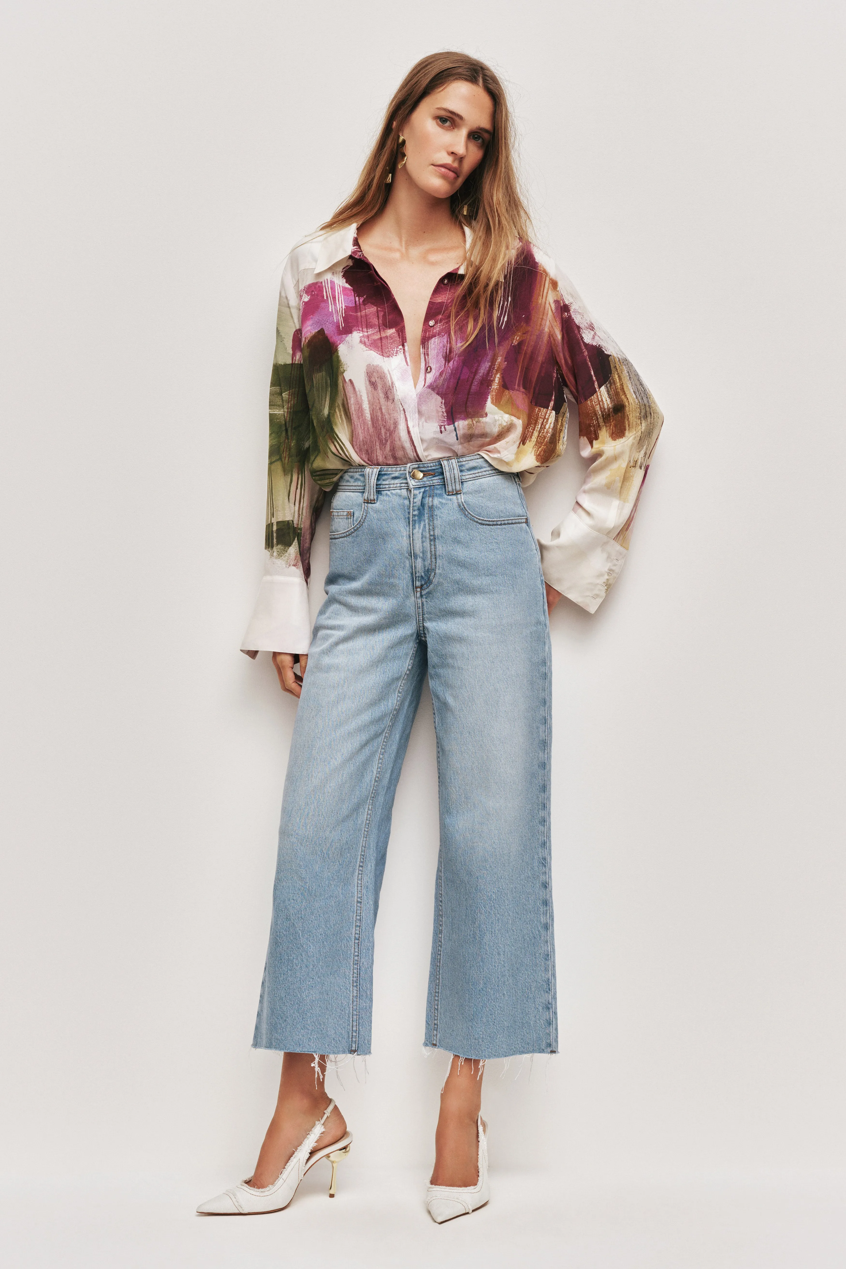 Eva Wide Leg Crop Jean sold by Aje product image thumbnail 3