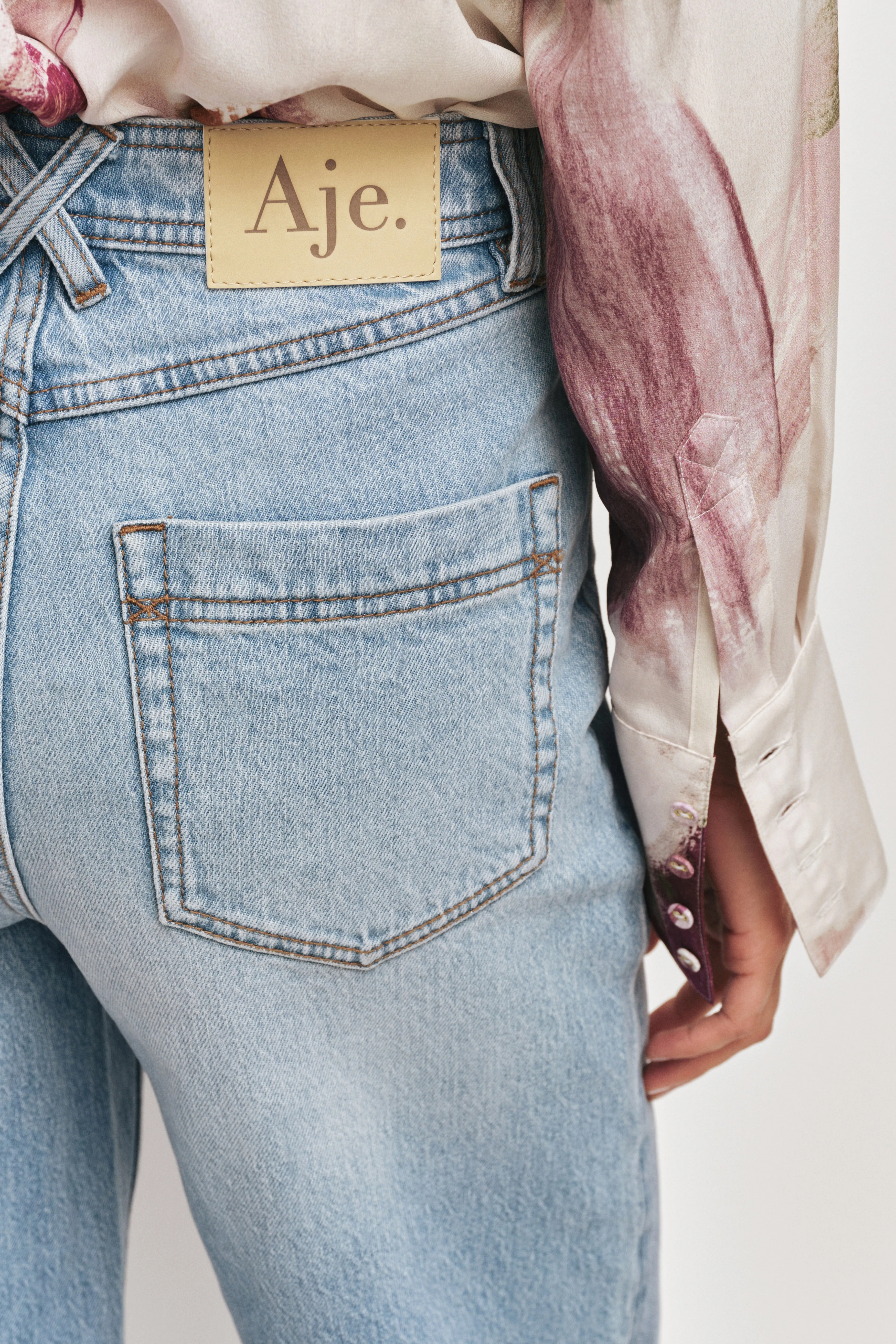 Eva Wide Leg Crop Jean sold by Aje product image thumbnail 5