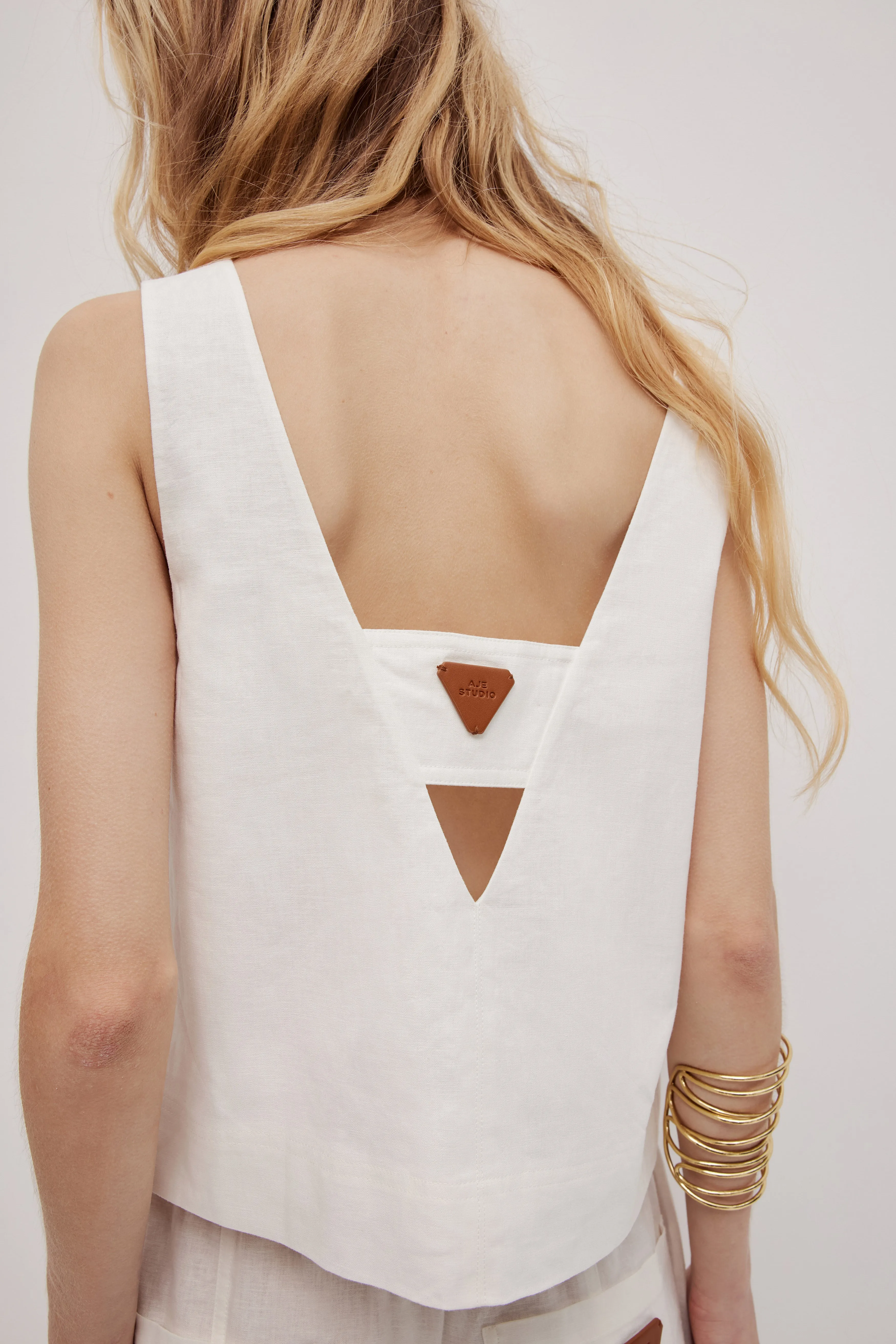 Sable V Neck Top sold by Aje product image thumbnail 5