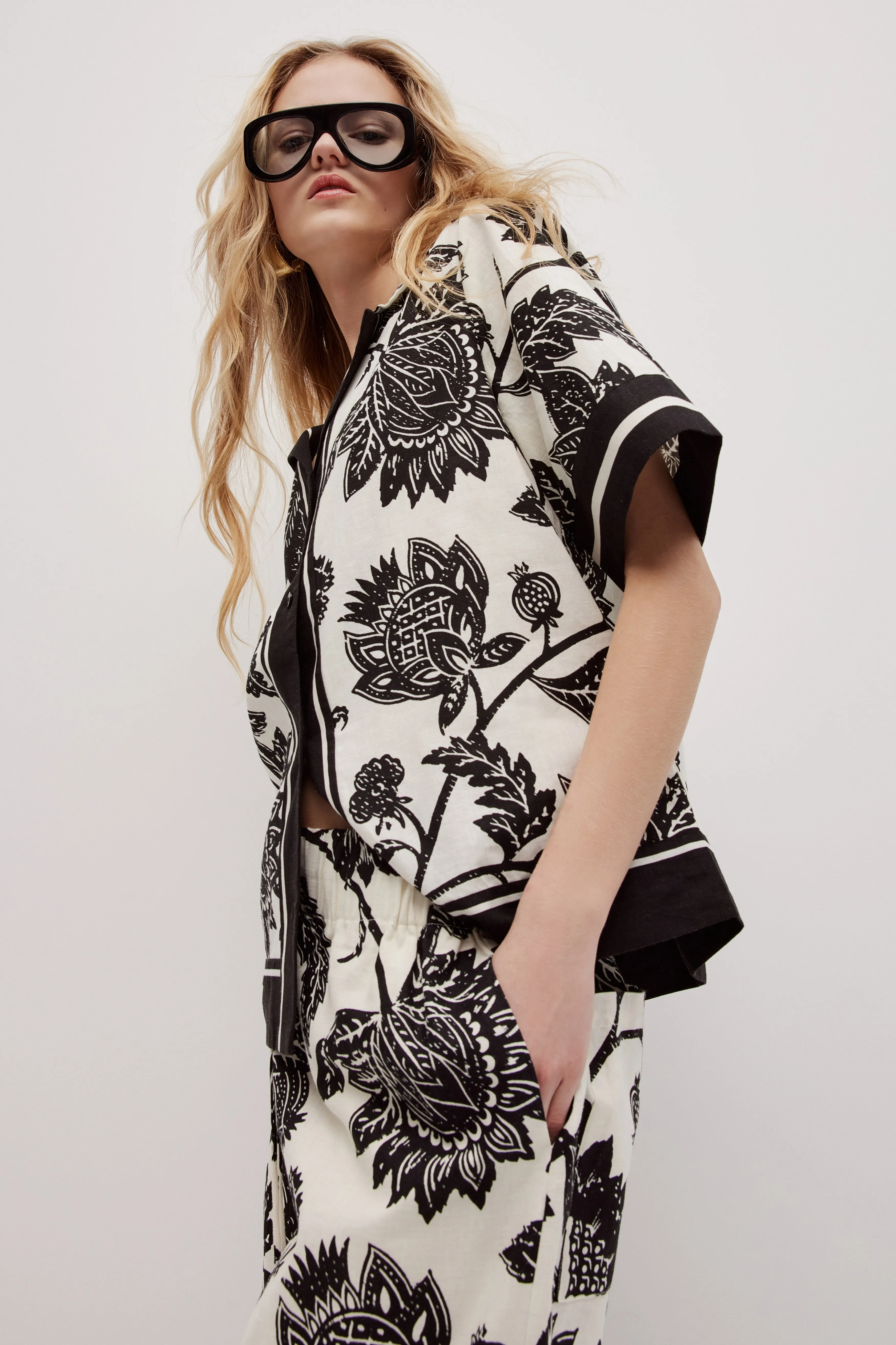 Carmine Short Sleeve Shirt sold by Aje product image thumbnail 4