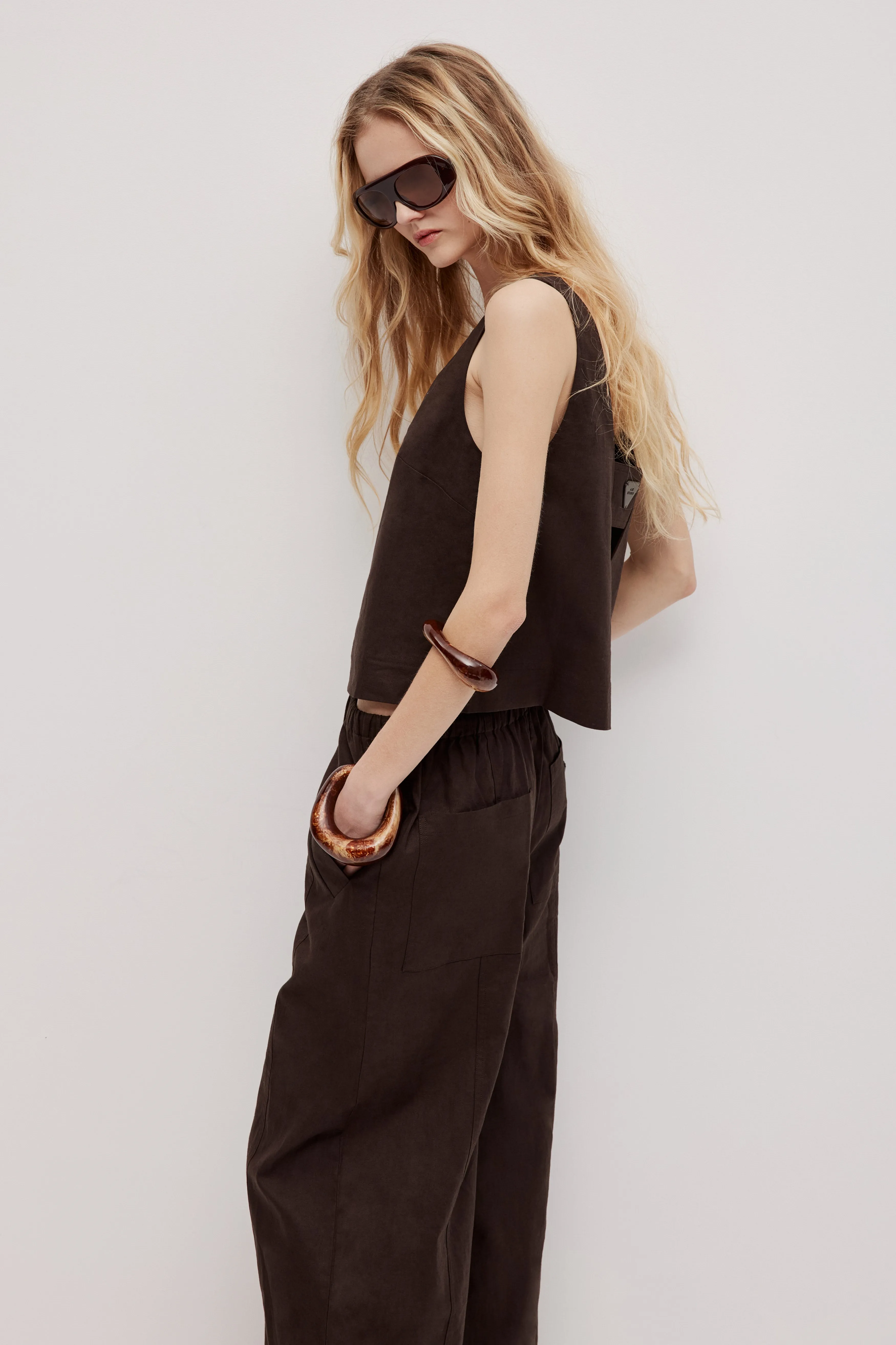 Sable V Neck Top sold by Aje product image thumbnail 4