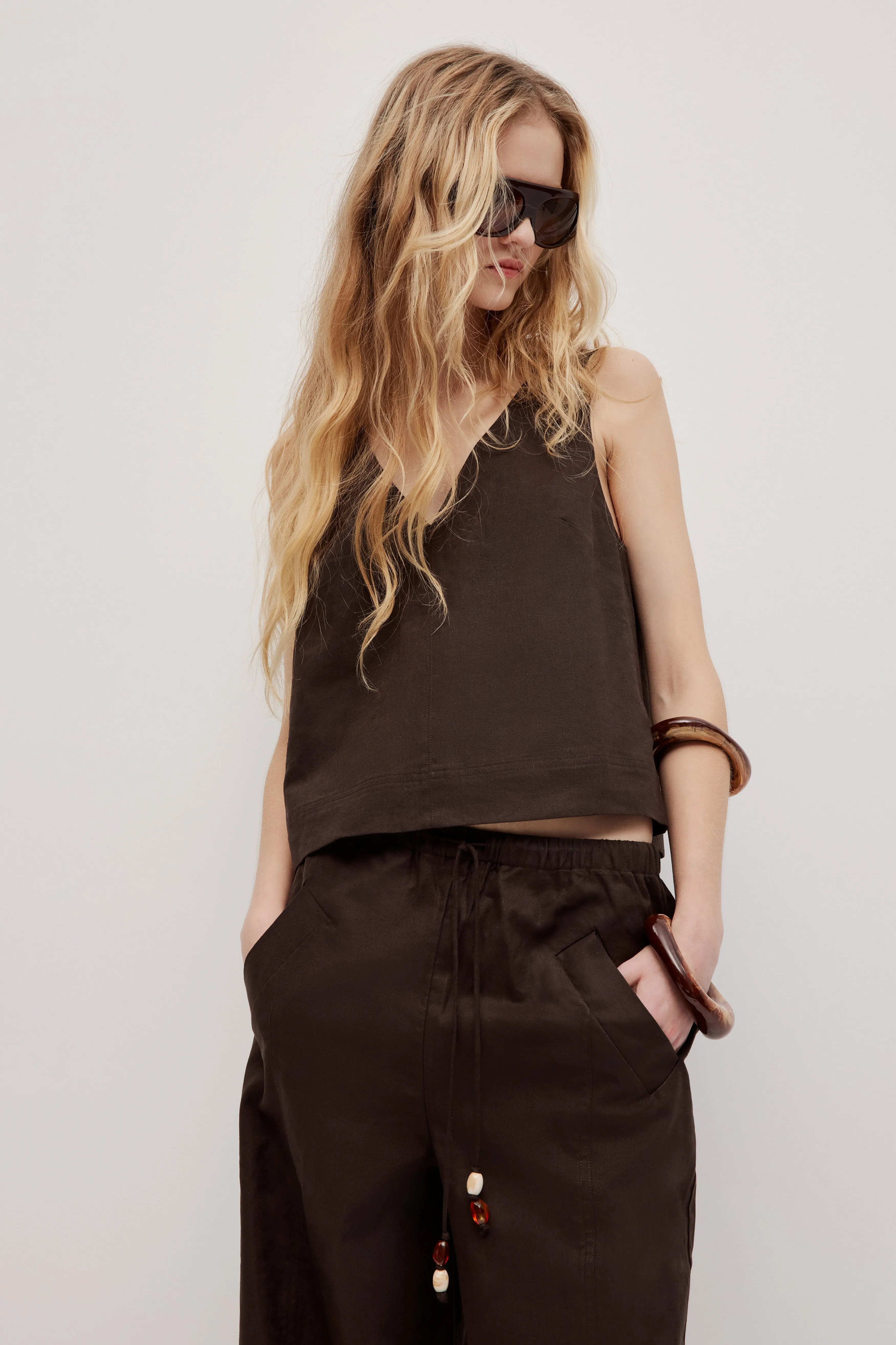 Sable V Neck Top sold by Aje product image thumbnail 3