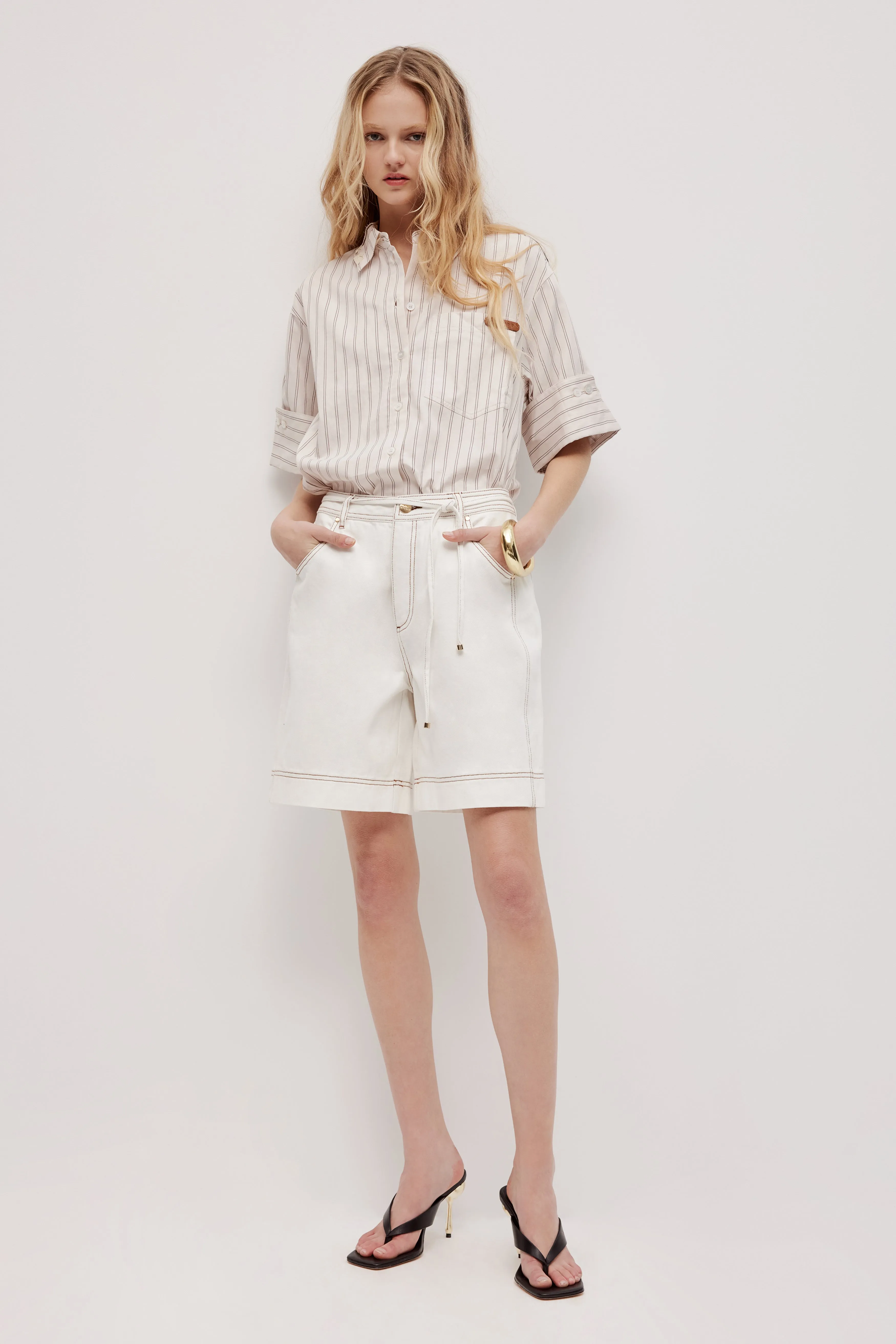 Laure Relaxed Shirt sold by Aje