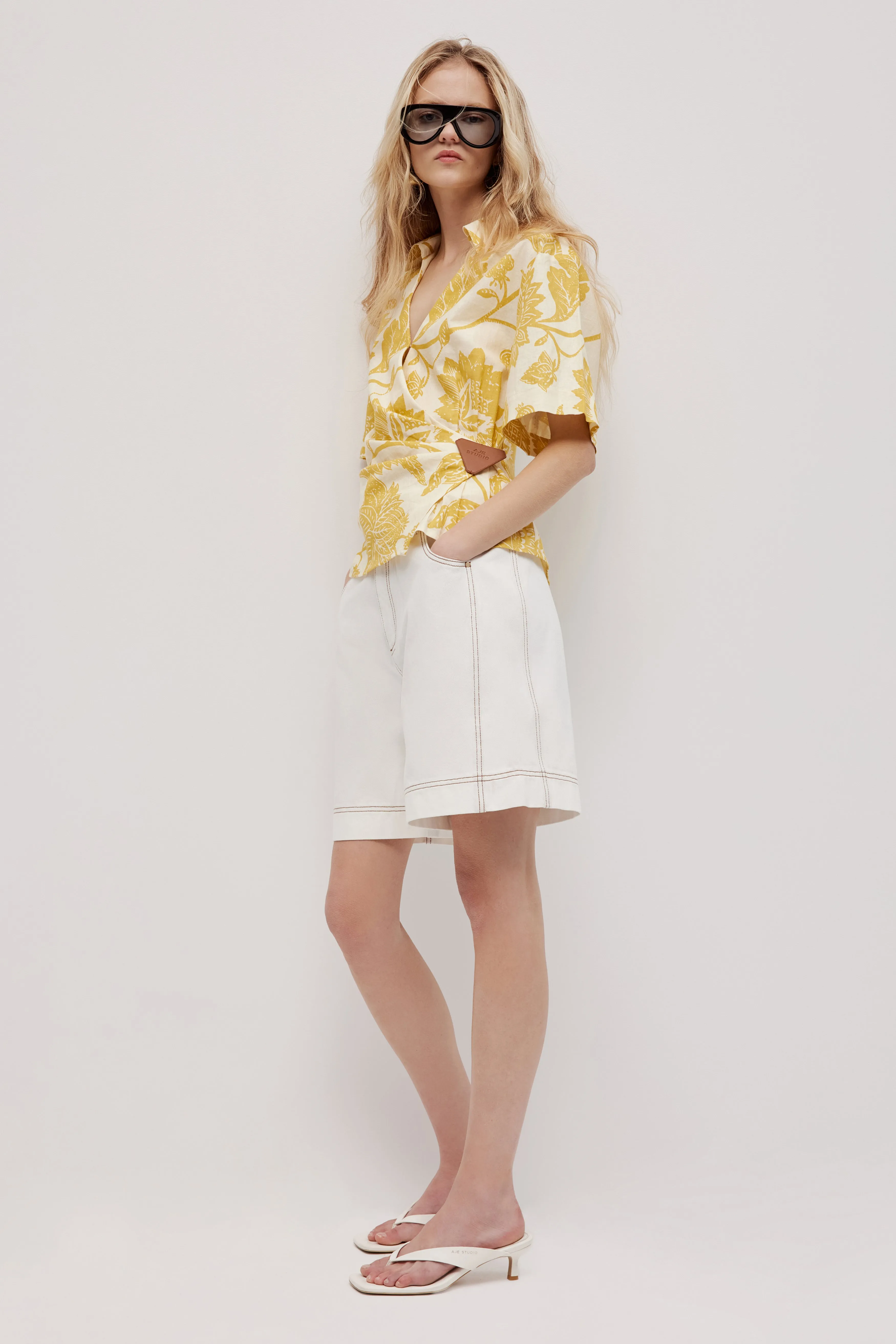 Sable Wrap Shirt sold by Aje product image thumbnail 5