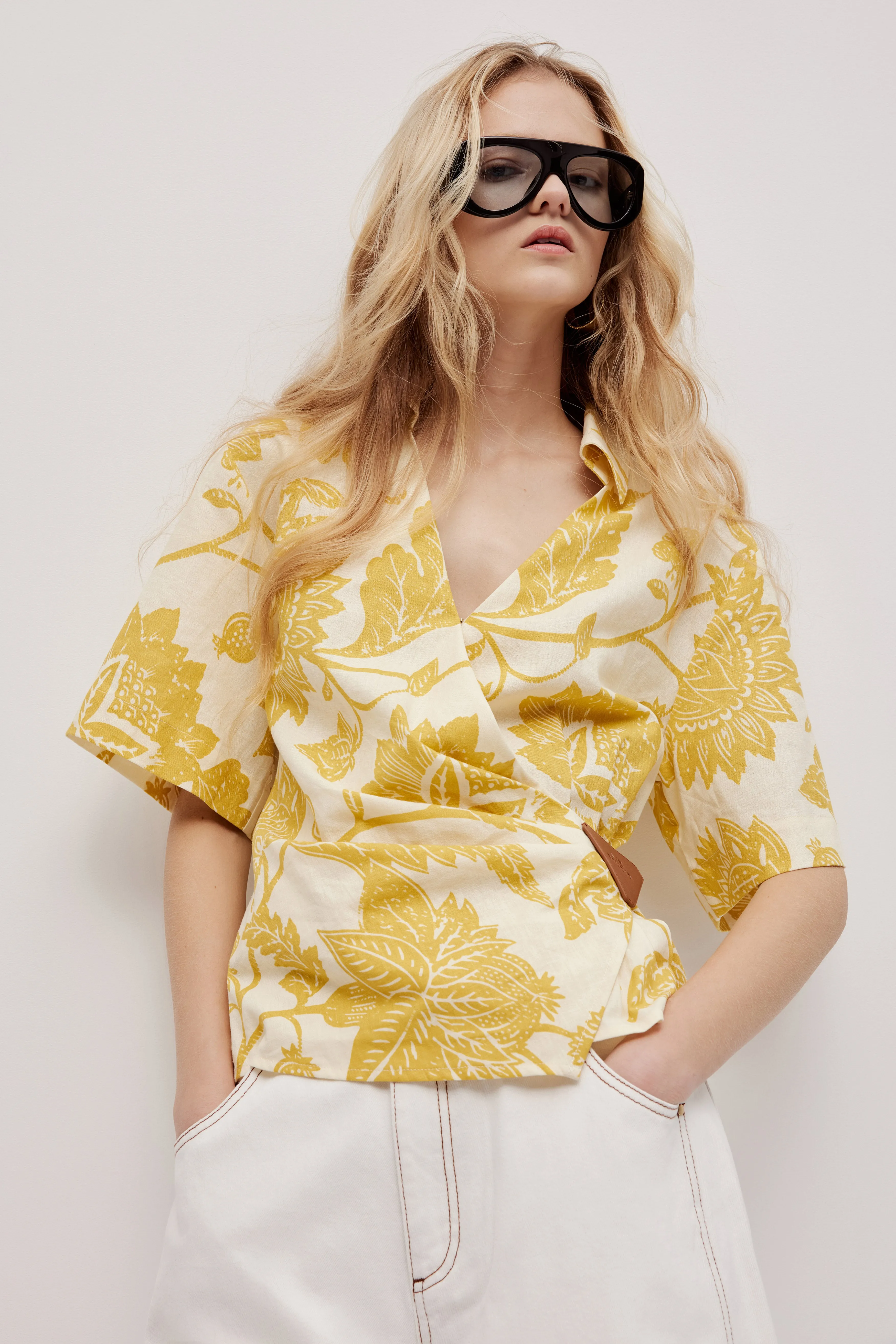 Sable Wrap Shirt sold by Aje product image thumbnail 3