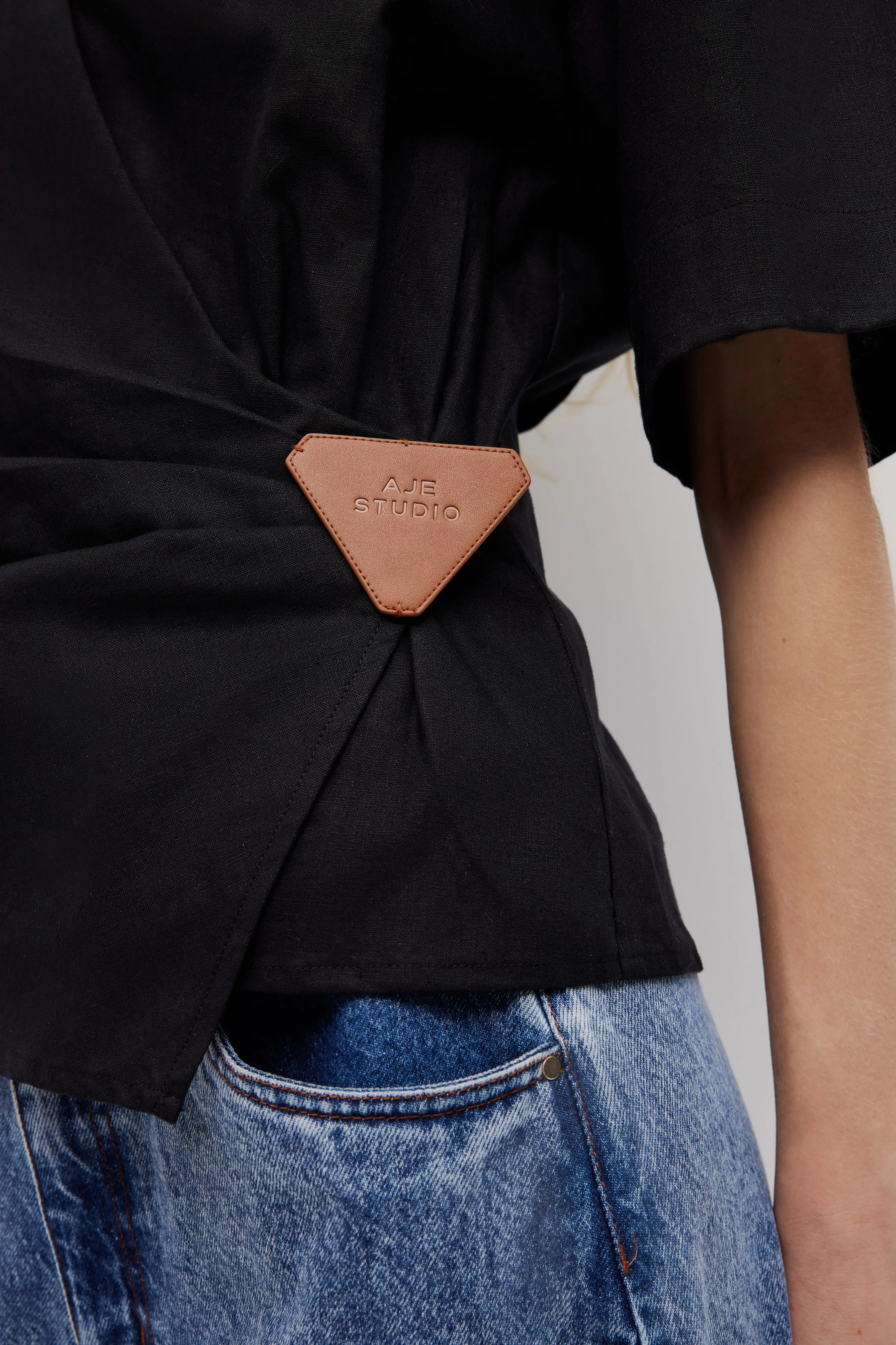 Sable Wrap Shirt sold by Aje product image thumbnail 4