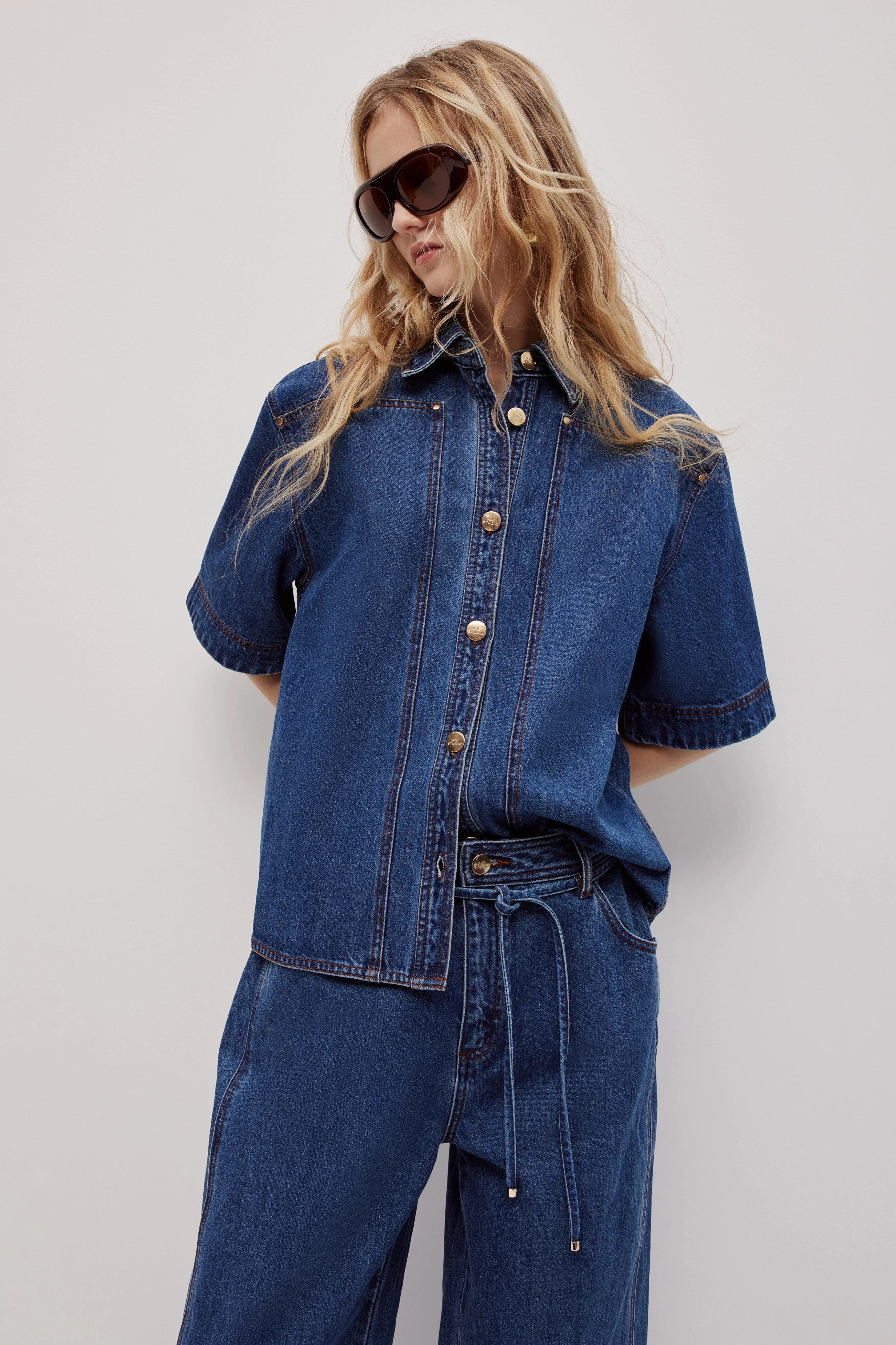Zella Denim Shirt sold by Aje product image thumbnail 3