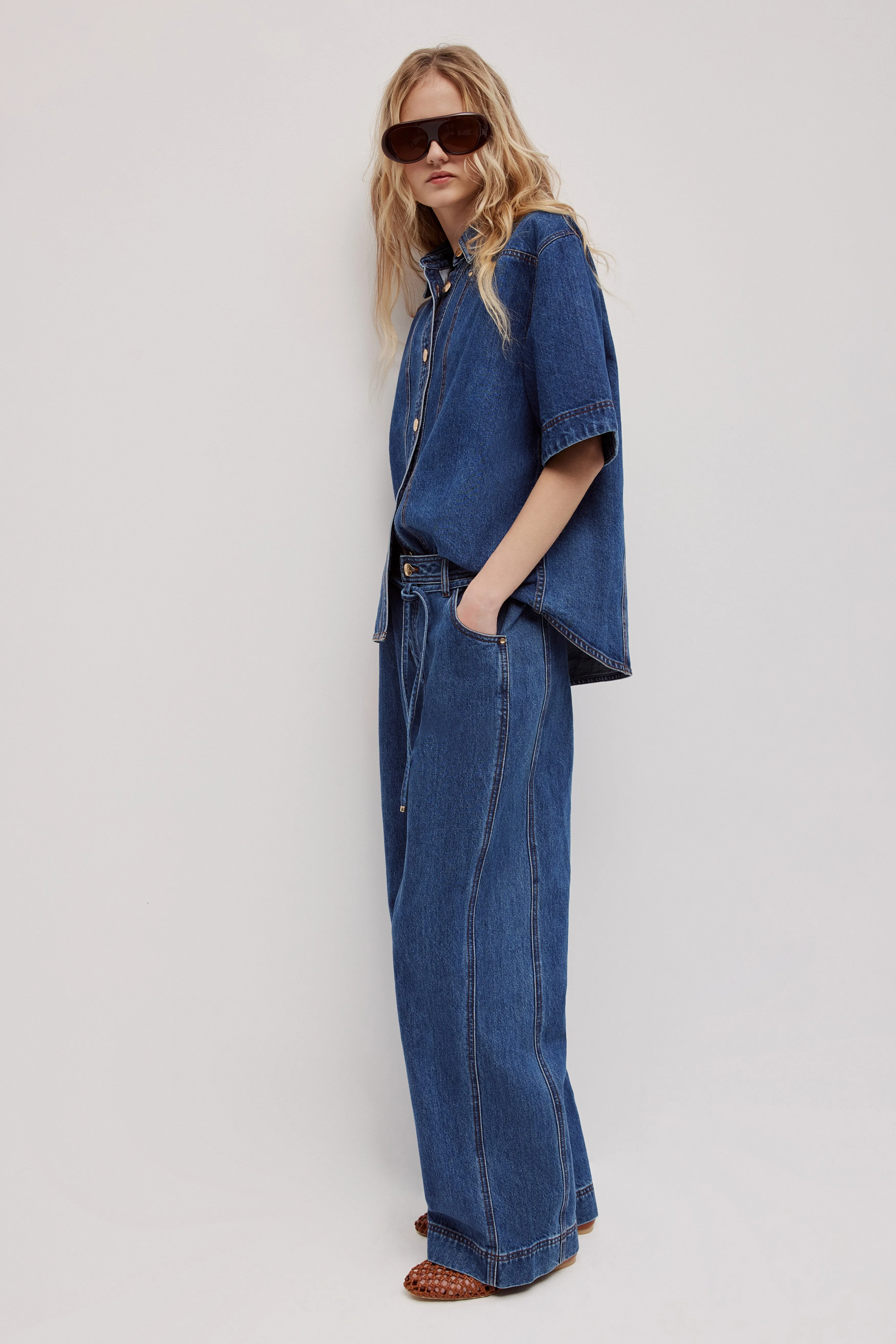 Zella Panel Denim Jeans sold by Aje product image thumbnail 3