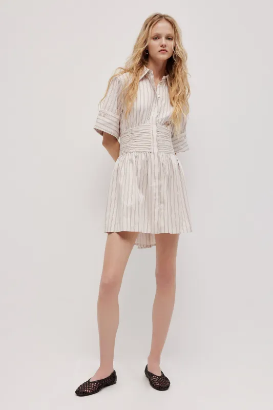 Laure Mini Shirt Dress sold by Aje