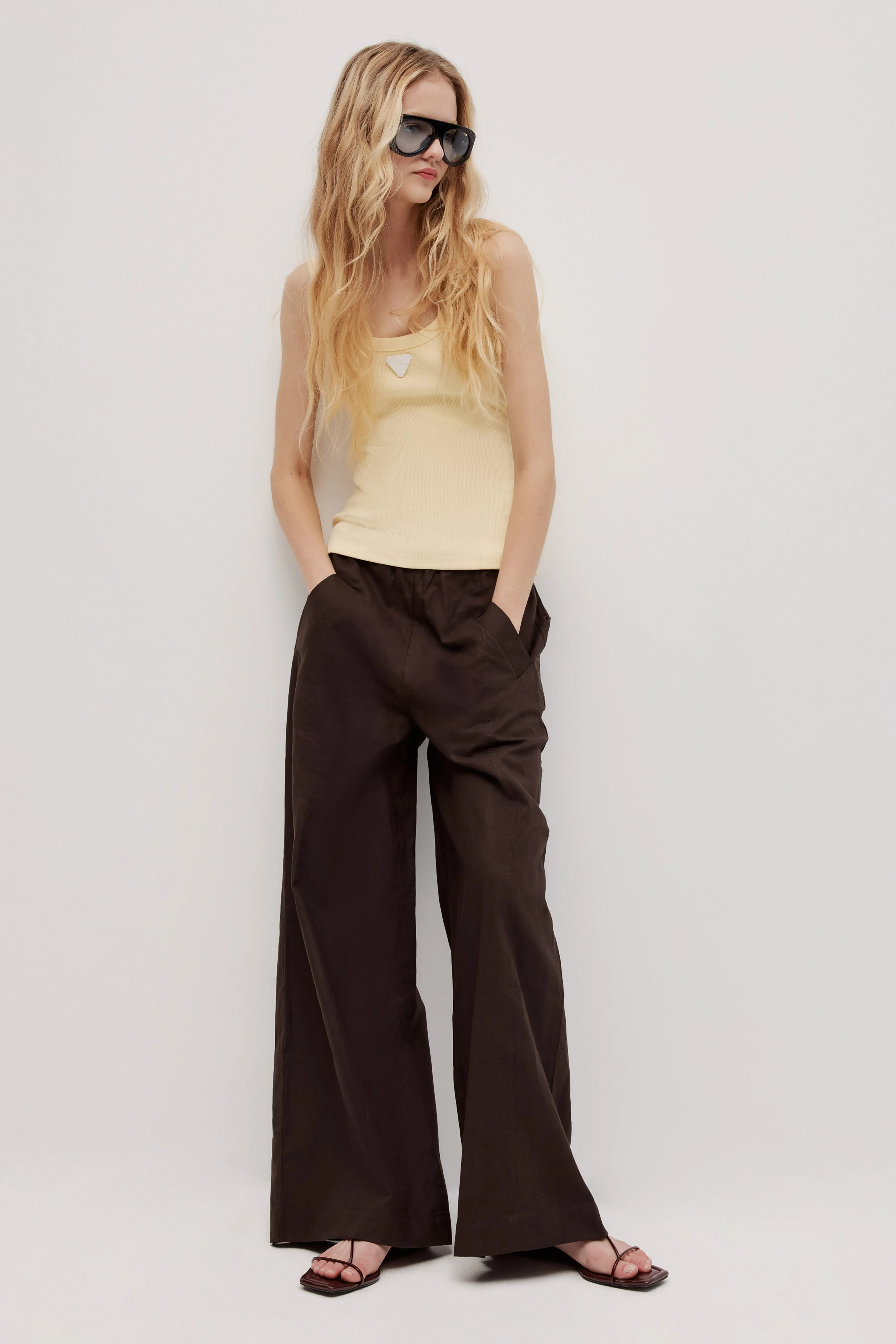 Cowrie Scoop Tank sold by Aje