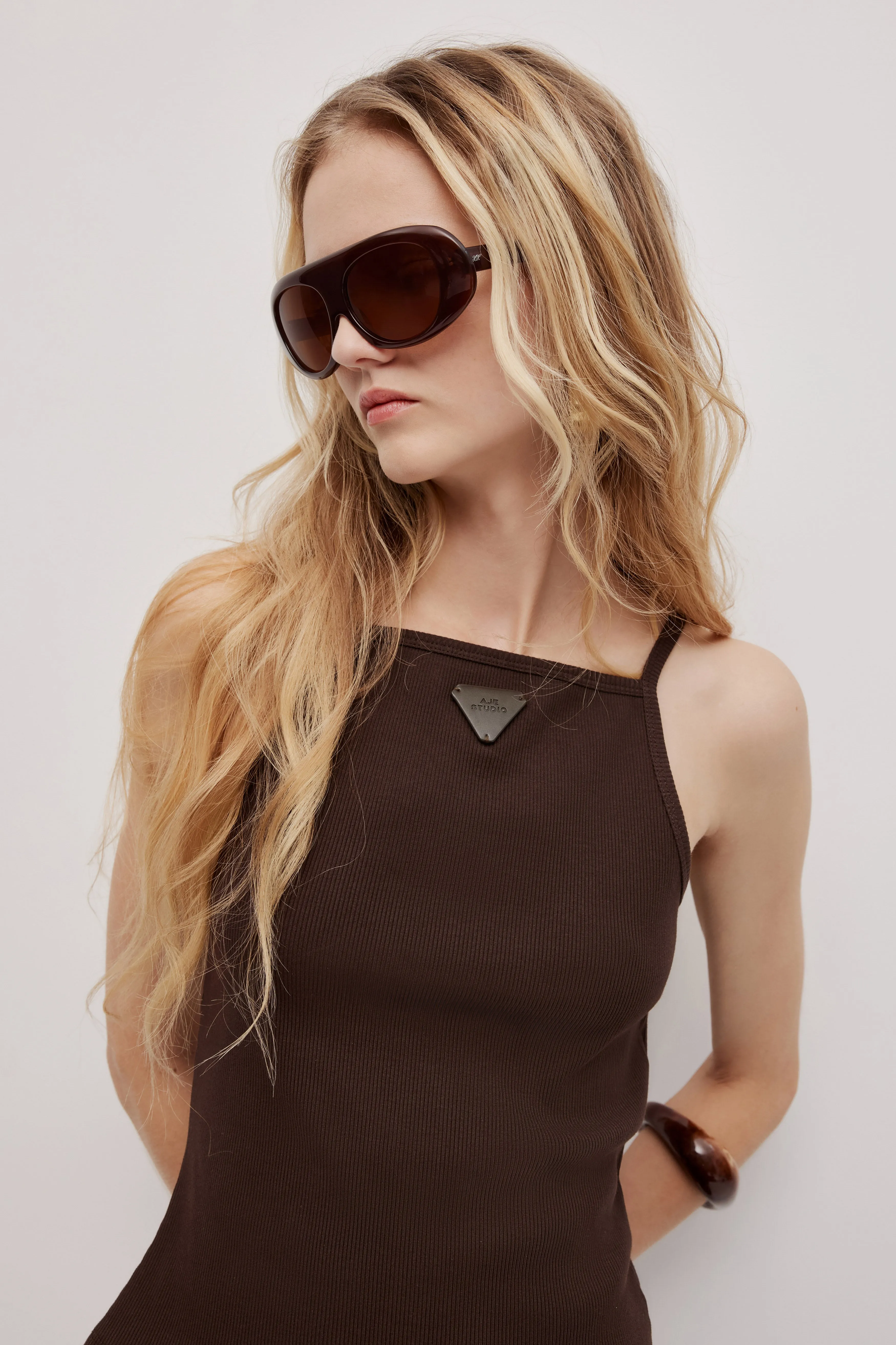 Monroe Square Neck Tank sold by Aje product image thumbnail 3