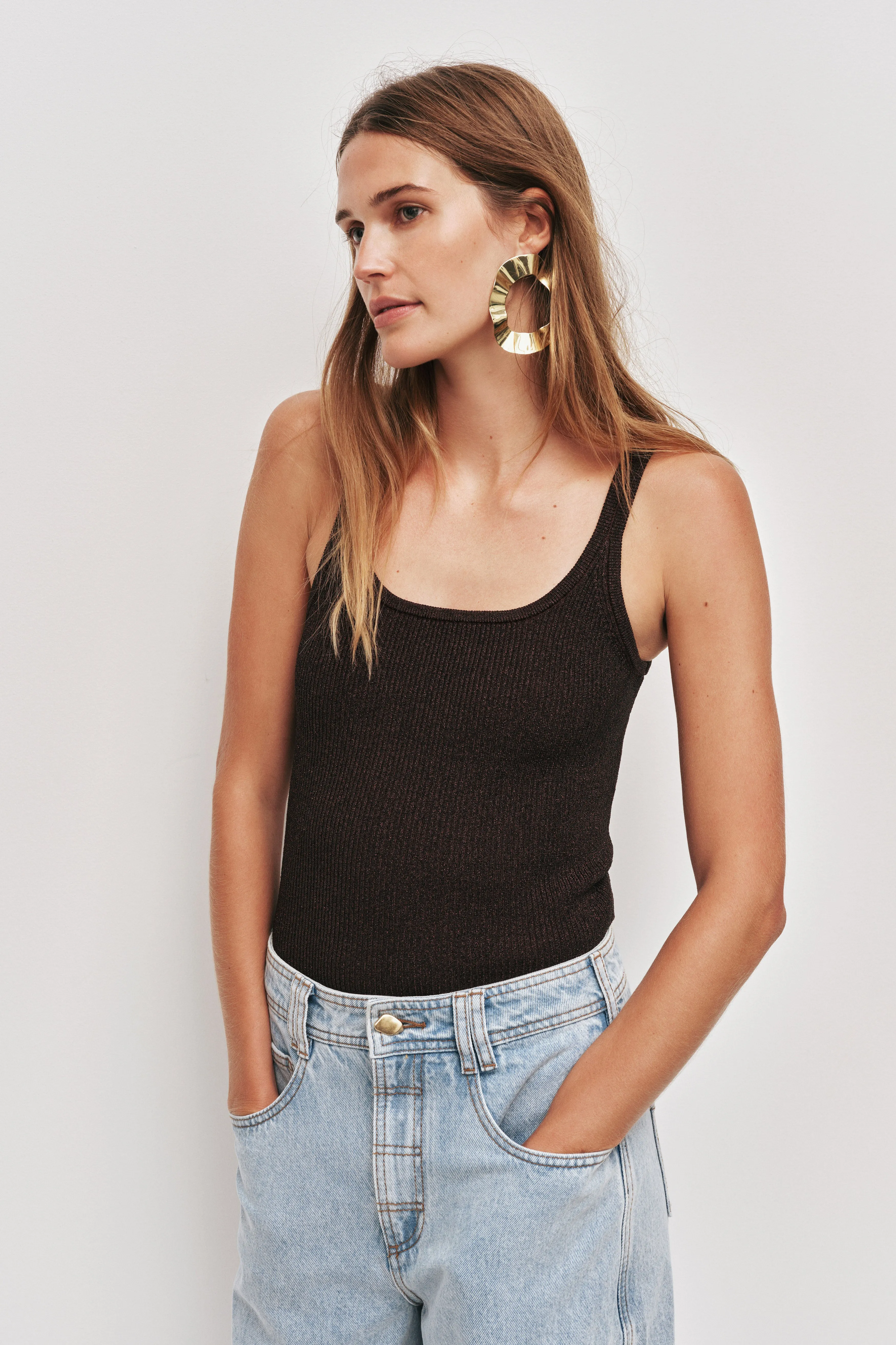 Breeze Knit Tank sold by Aje product image thumbnail 3