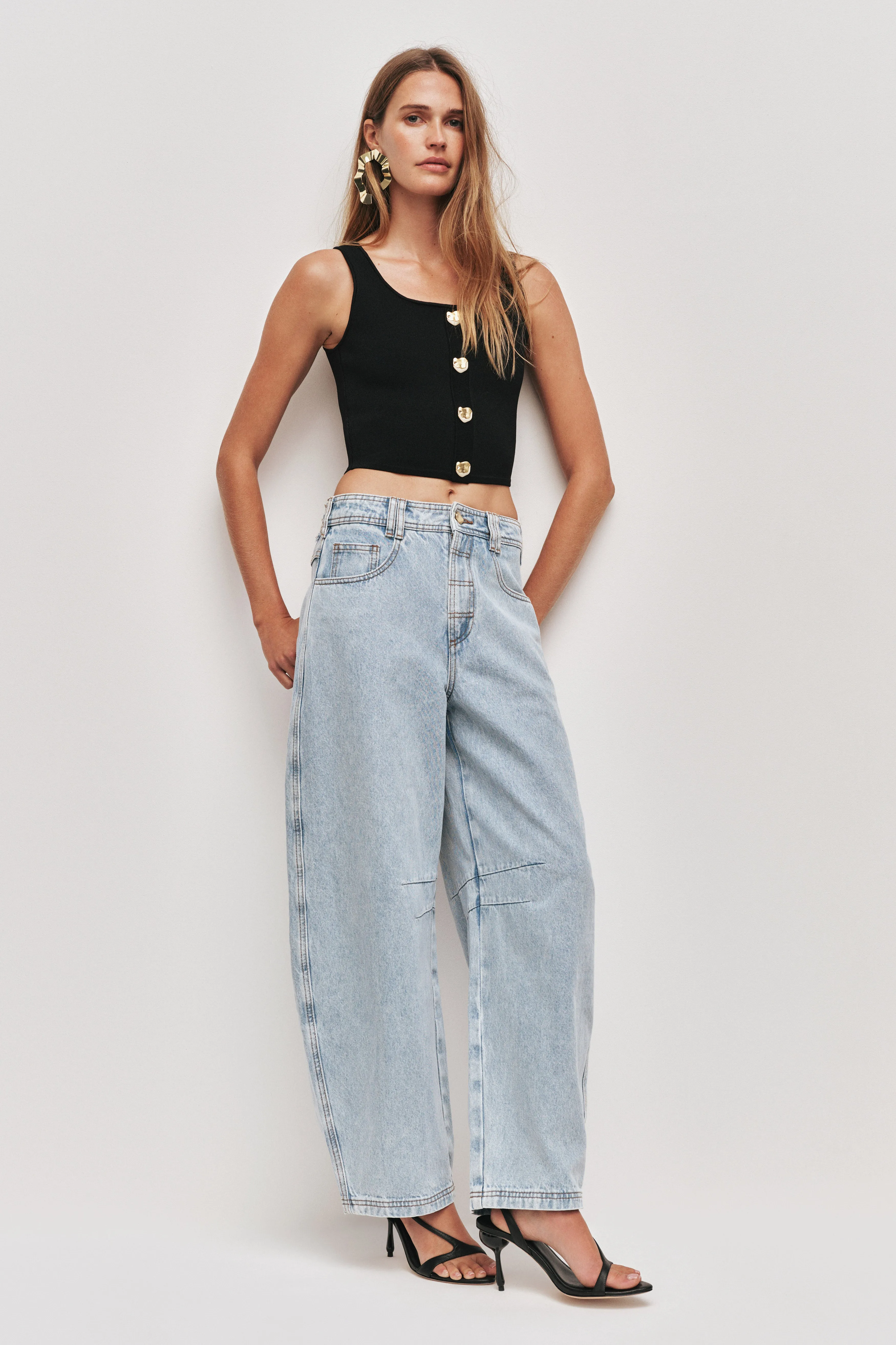 Carina Knit Tank sold by Aje