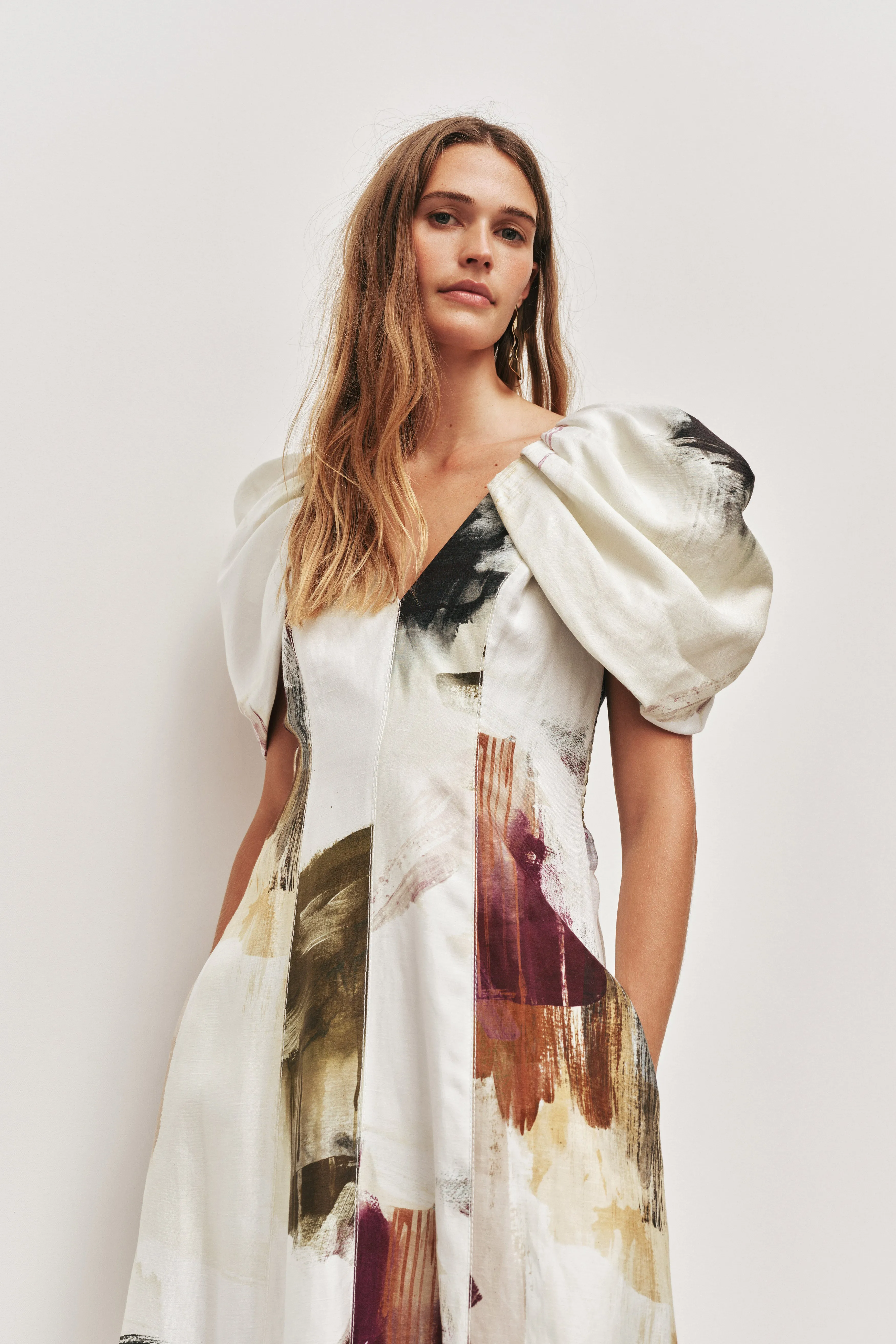 Bisou Midi Dress sold by Aje product image thumbnail 4