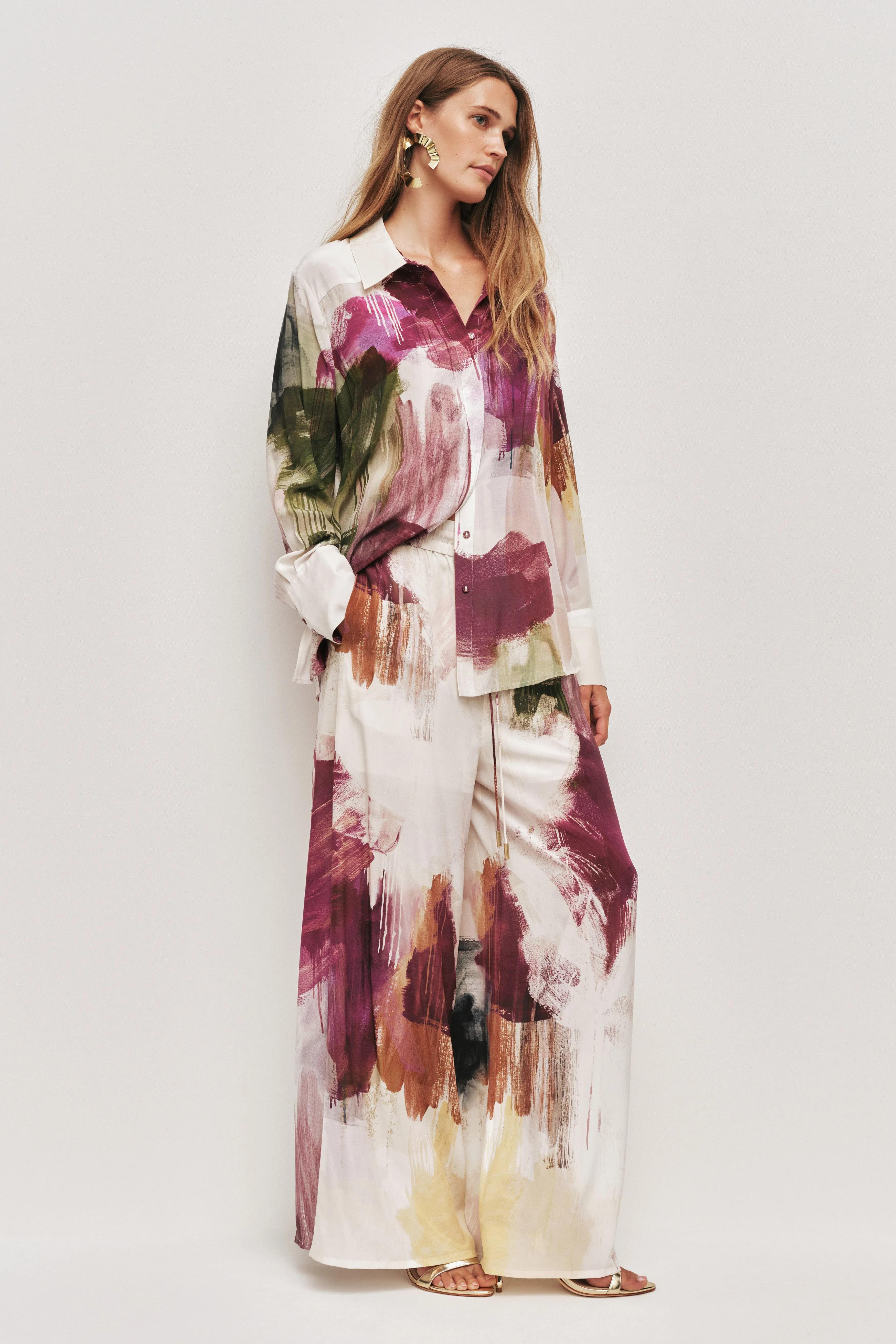 Atomic Silk Shirt sold by Aje