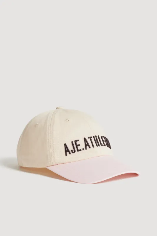 Two Tone Stacked Logo Cap 965 made by Aje