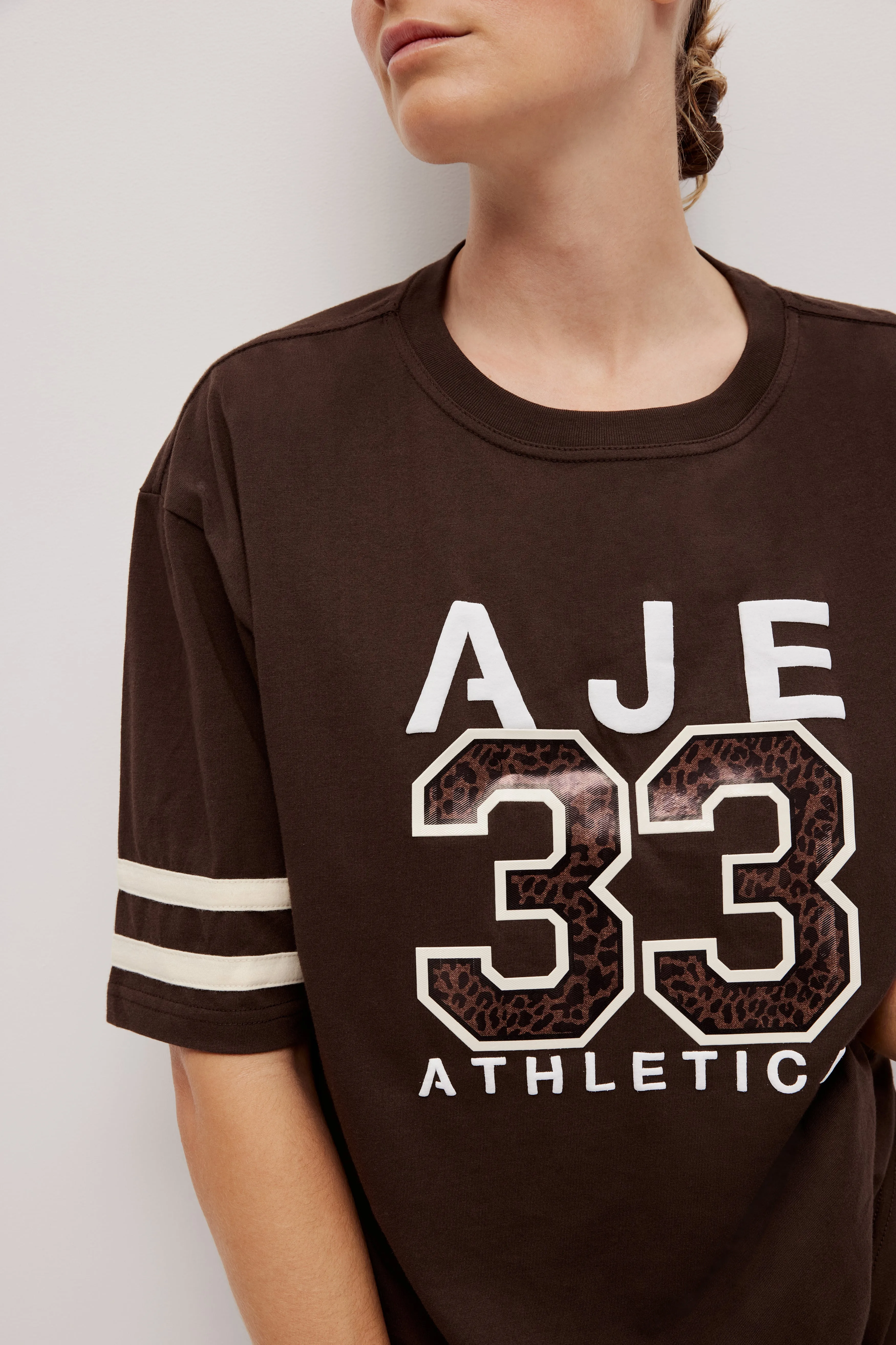 Wild Varsity Tee 102 sold by Aje product image thumbnail 4