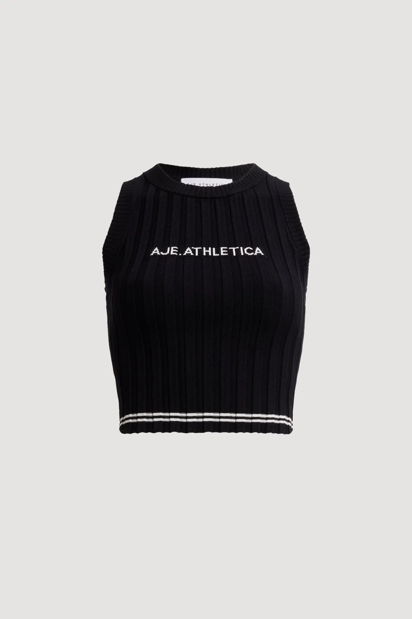 Crop Knit Logo Tank 135 sold by Aje product image thumbnail 2