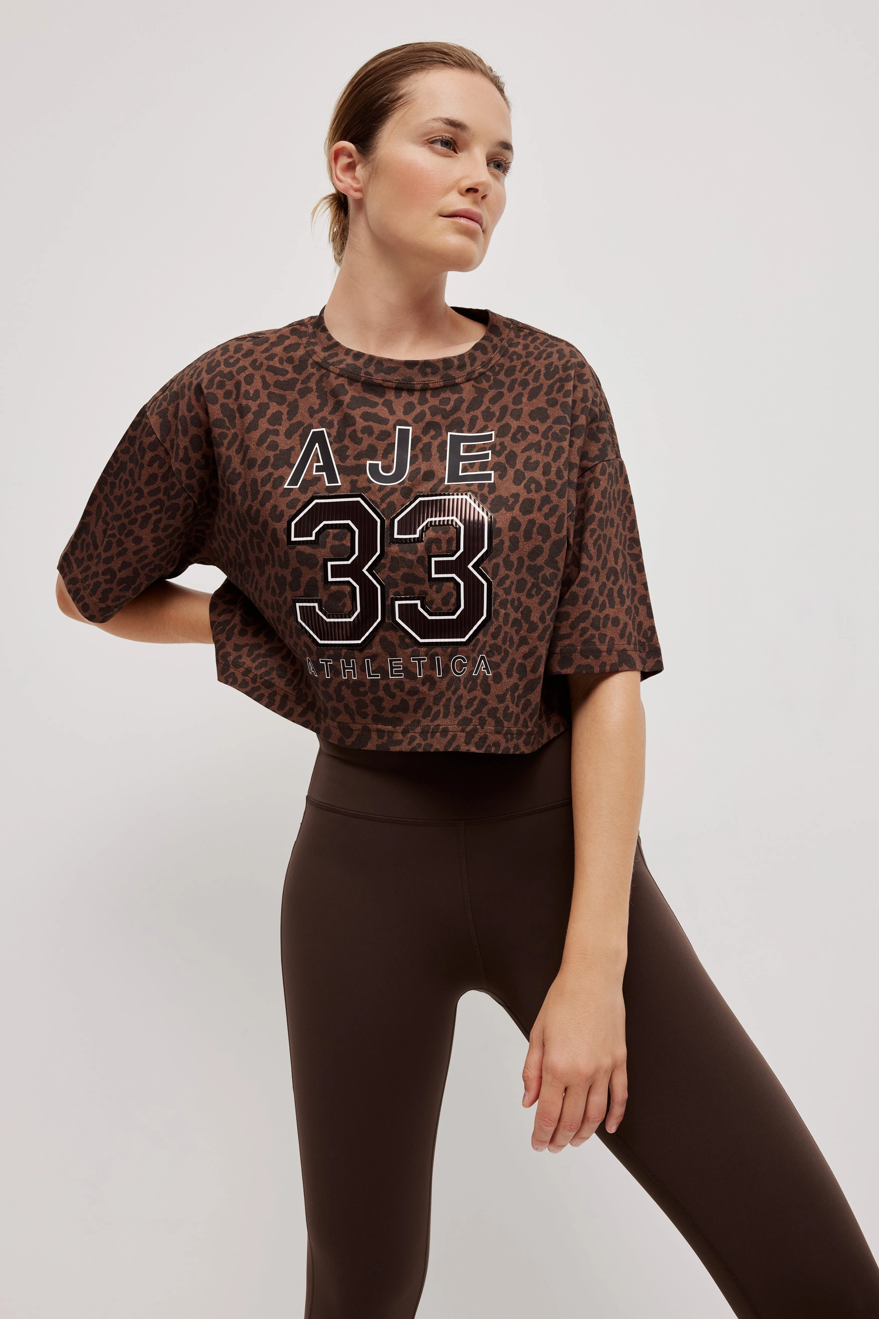 Crop Wild Varsity Tee 102 sold by Aje product image thumbnail 4