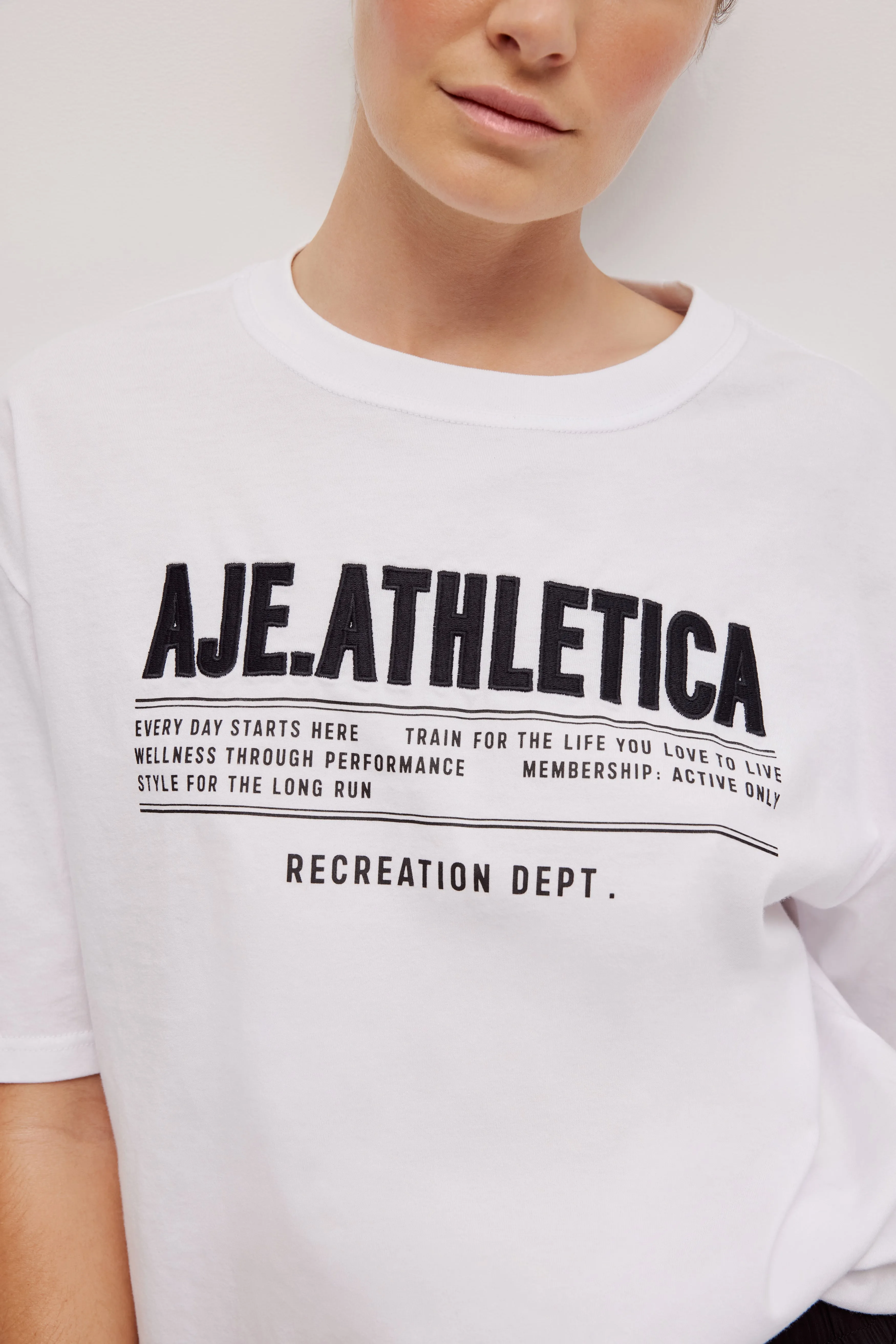 Motivation Tee 102 sold by Aje product image thumbnail 4