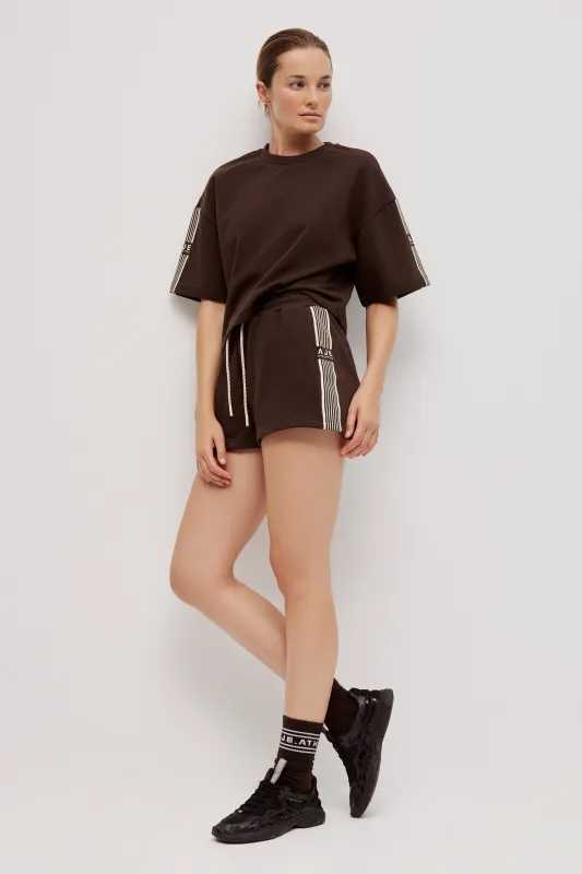 Stripe Terry Short 616 sold by Aje