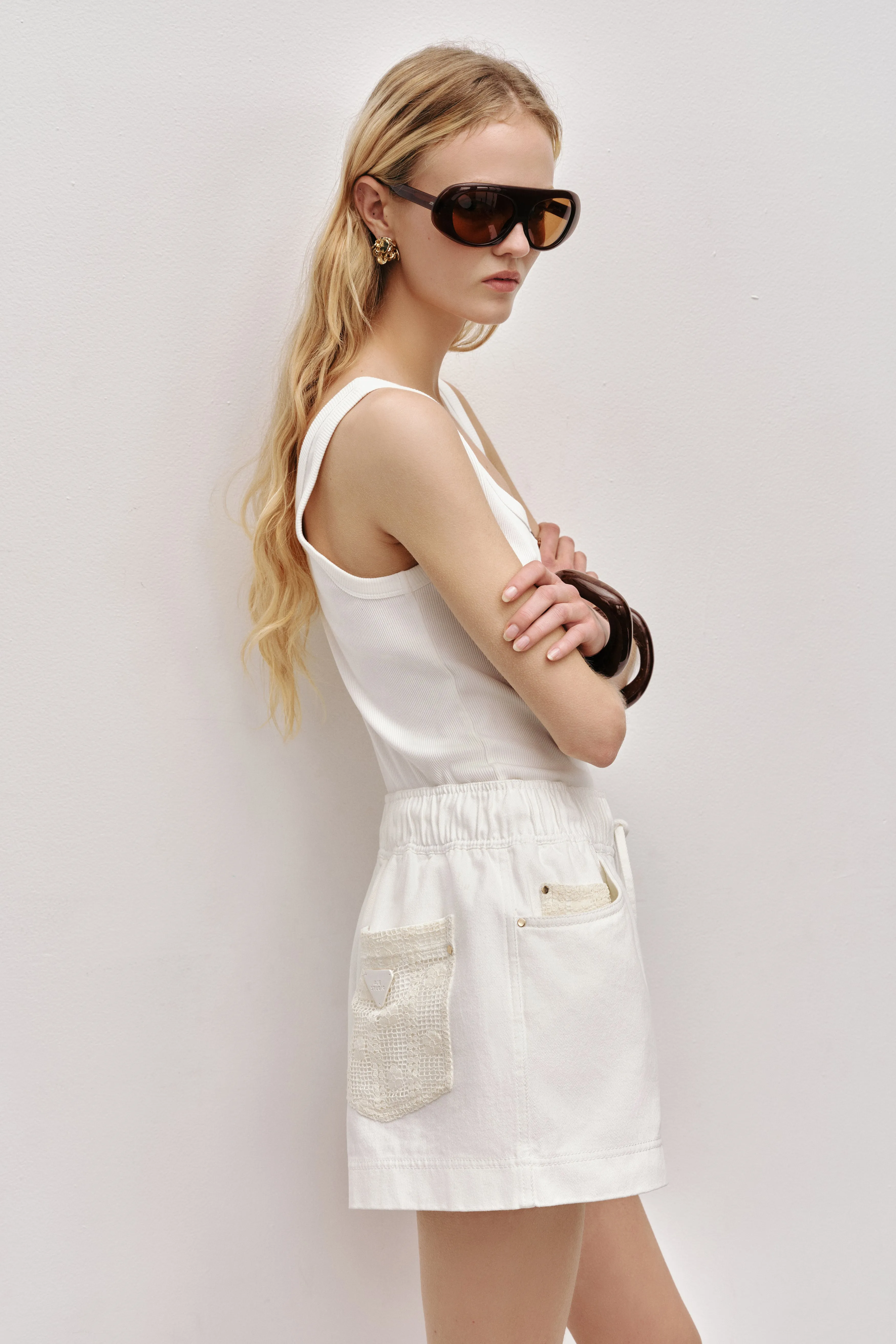 Cowrie Scoop Tank sold by Aje product image thumbnail 4