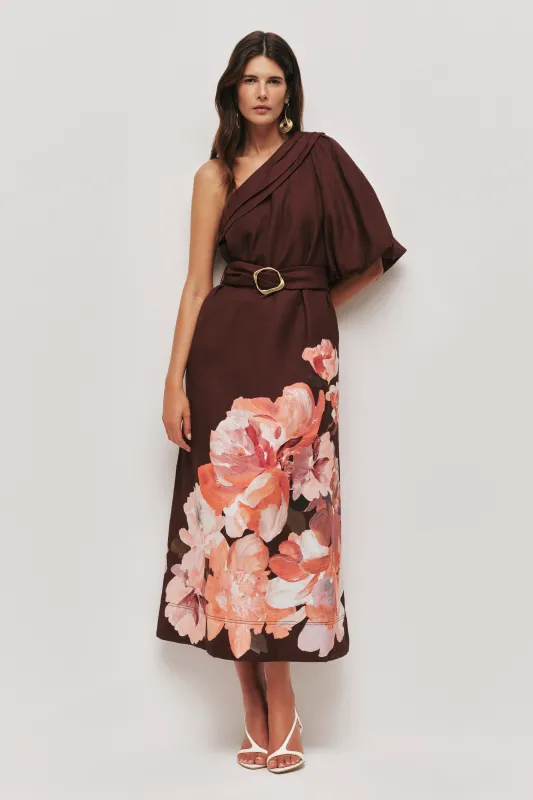 Midnight Midi Dress sold by Aje