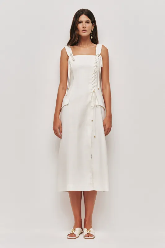 Solene Midi Dress sold by Aje