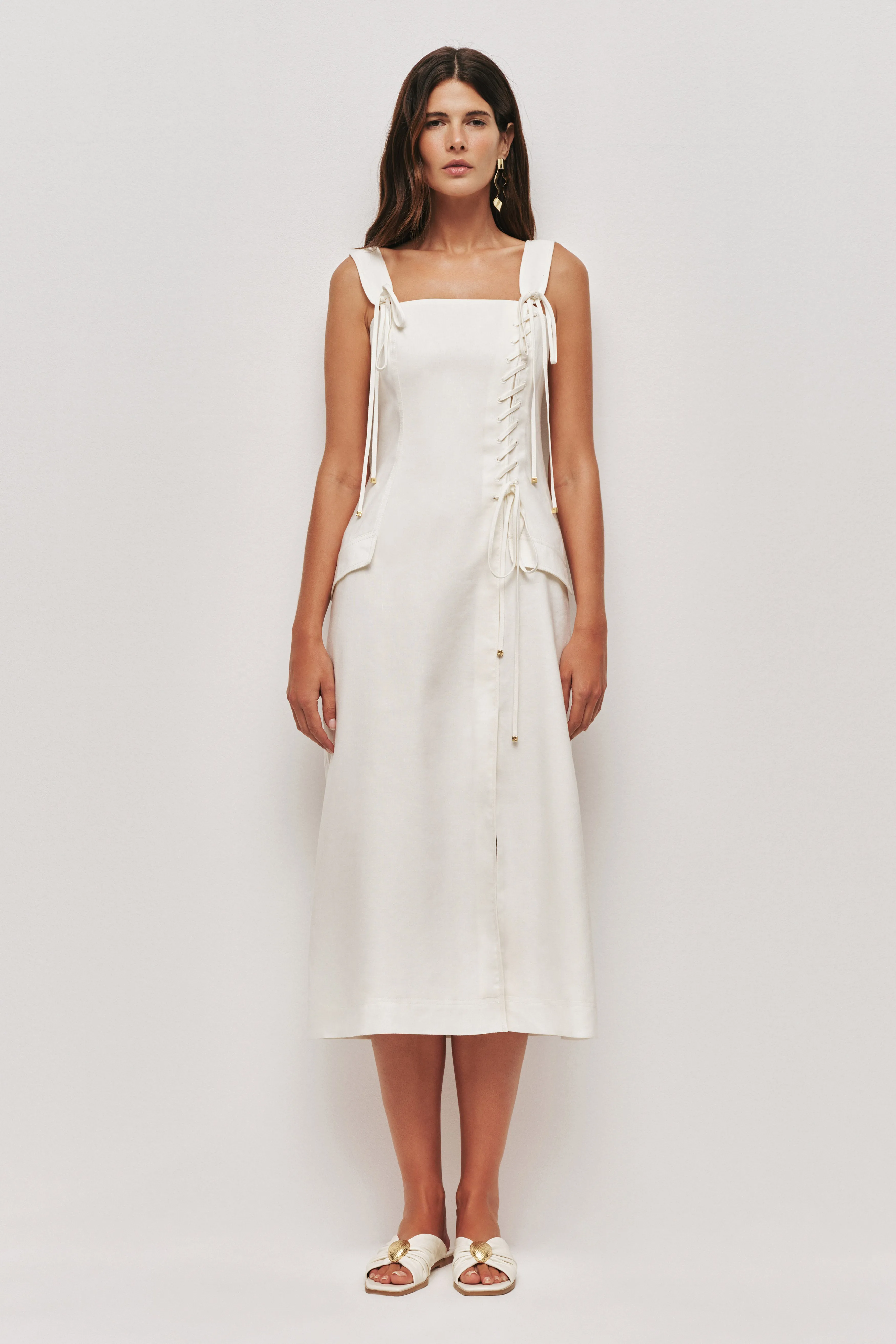 Solene Midi Dress sold by Aje