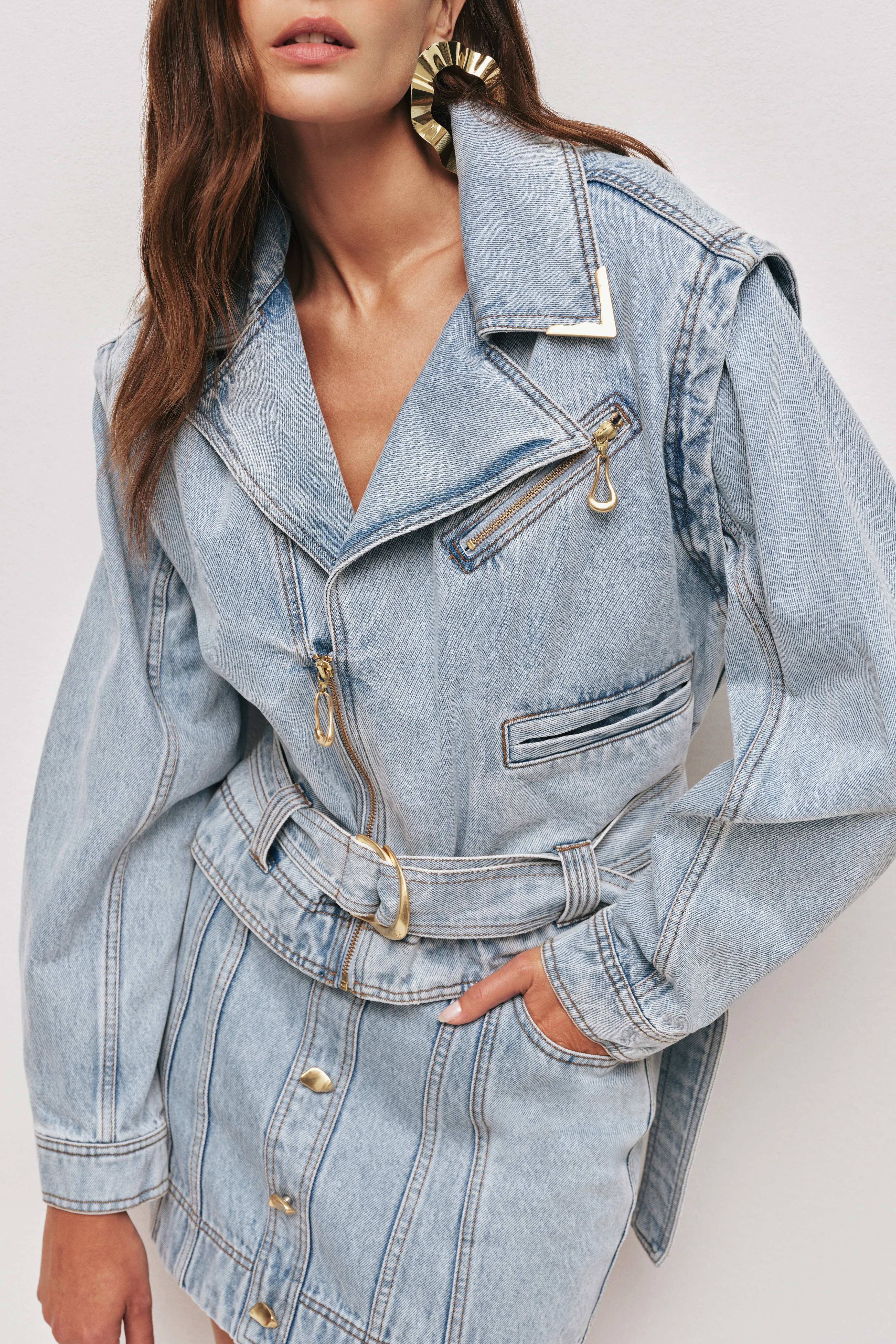 Amie Denim Mini Skirt sold by Aje product image thumbnail 5