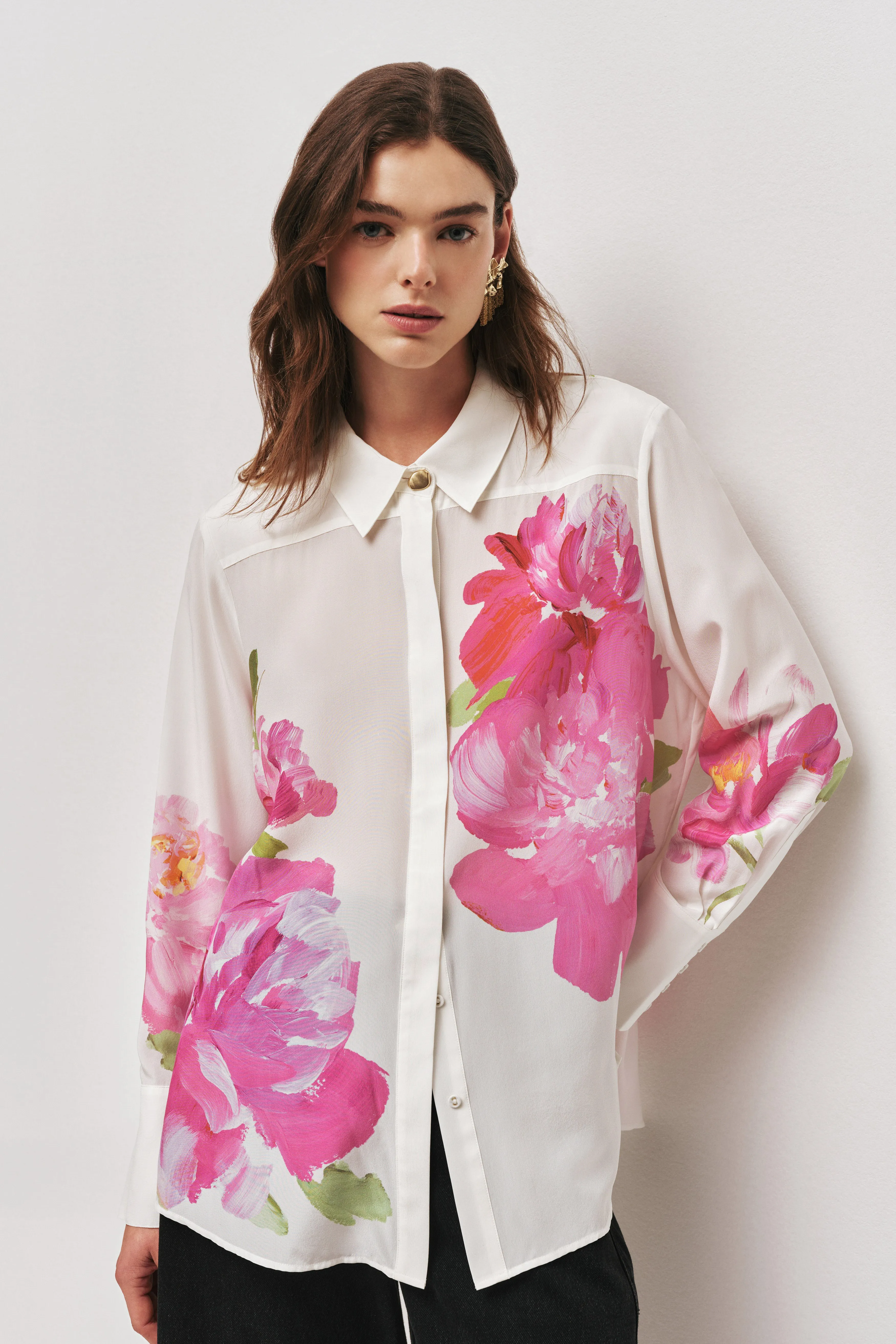 Atomic Silk Shirt sold by Aje product image thumbnail 4