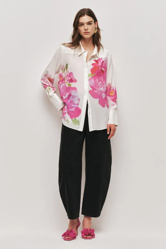 Atomic Silk Shirt sold by Aje
