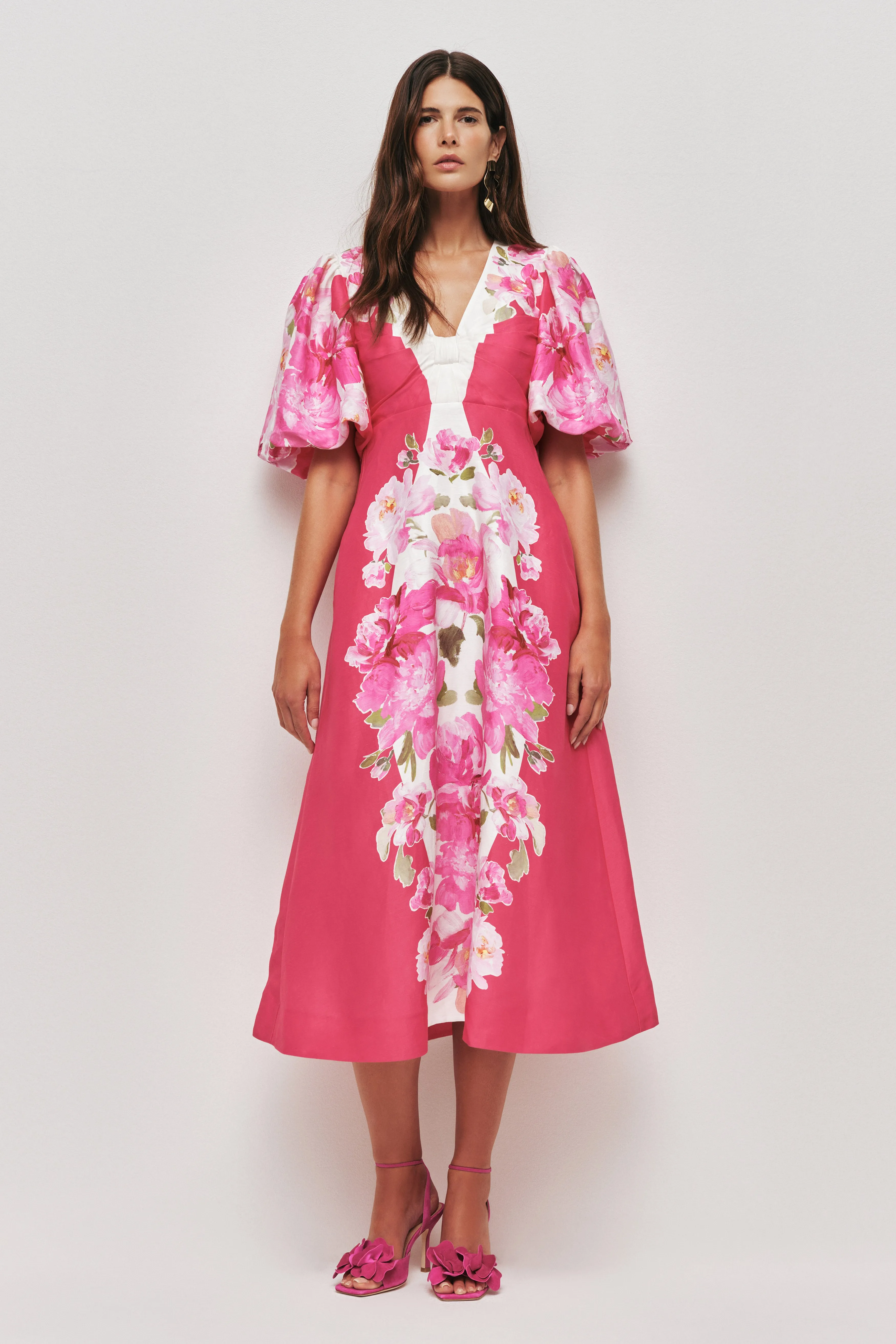 Overflow Knotted Midi Dress sold by Aje product image thumbnail 3