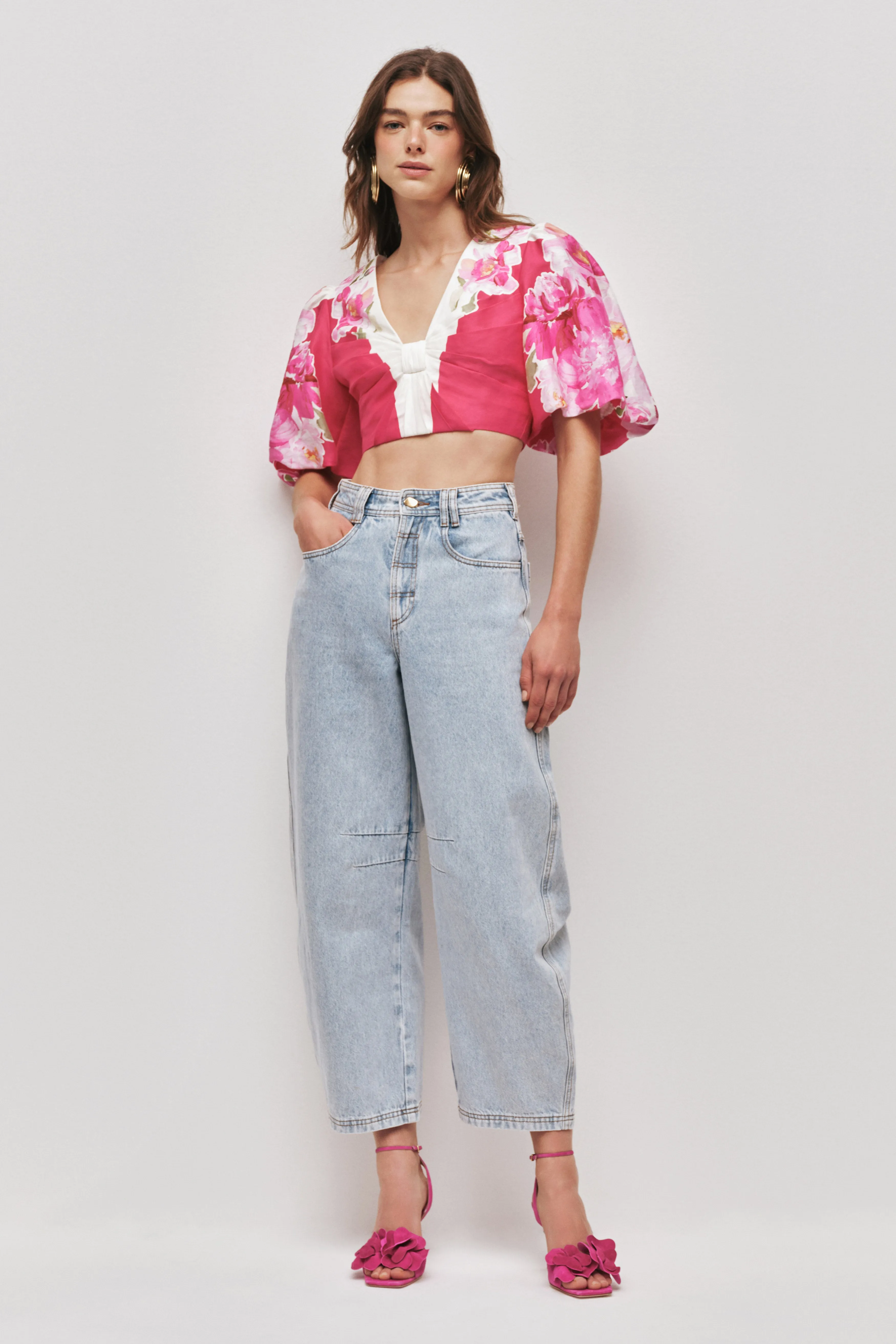 Overflow Knotted Crop Top sold by Aje product image thumbnail 3
