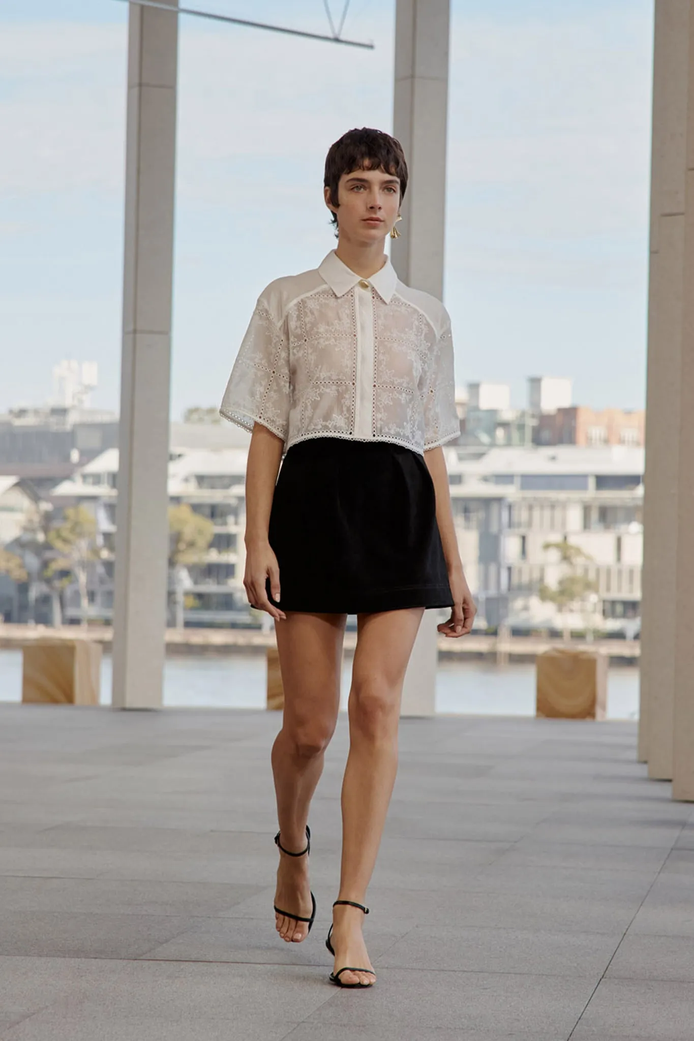 Merritt Embroidery Shirt sold by Aje product image thumbnail 2