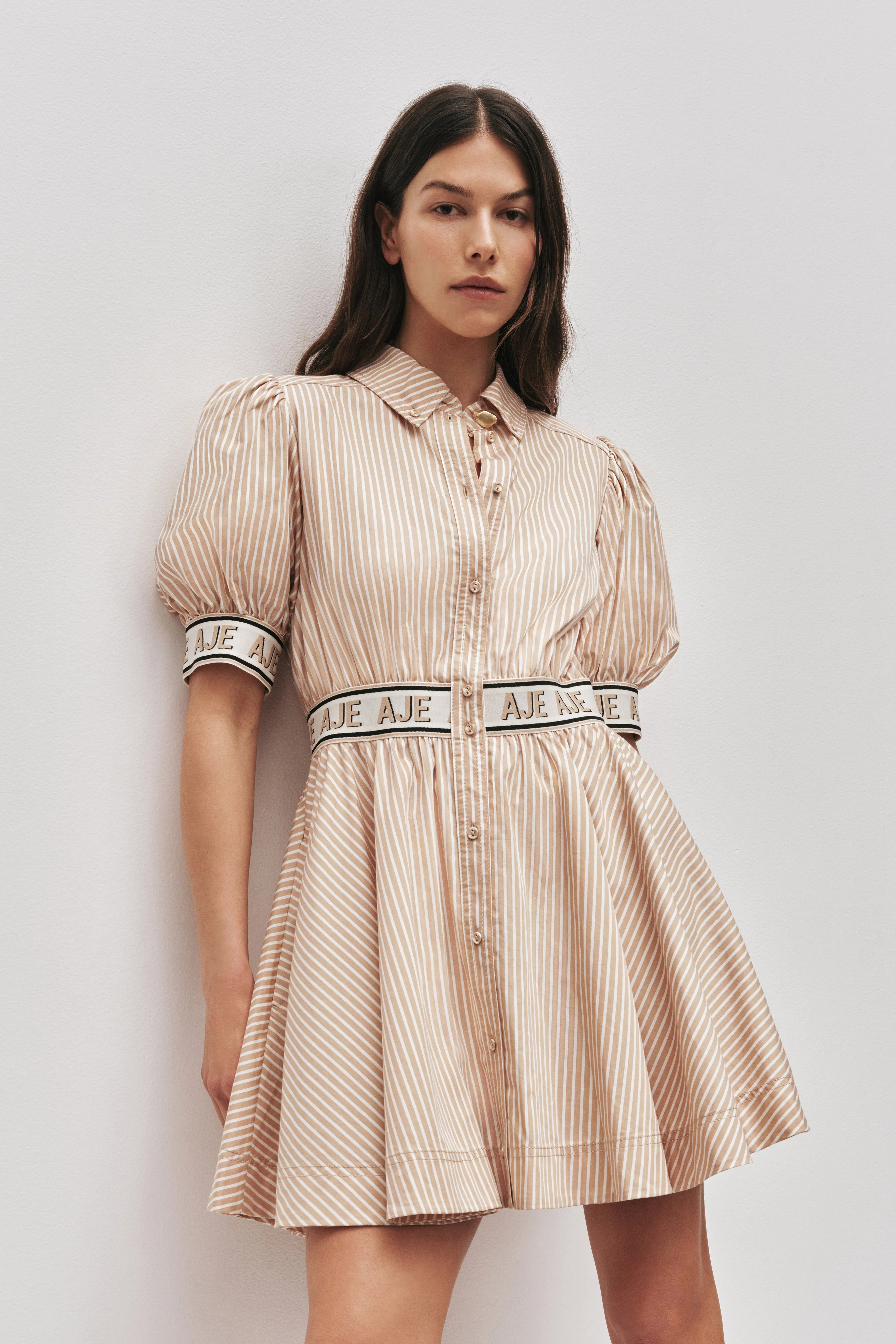 Harling Logo Mini Dress sold by Aje product image thumbnail 3