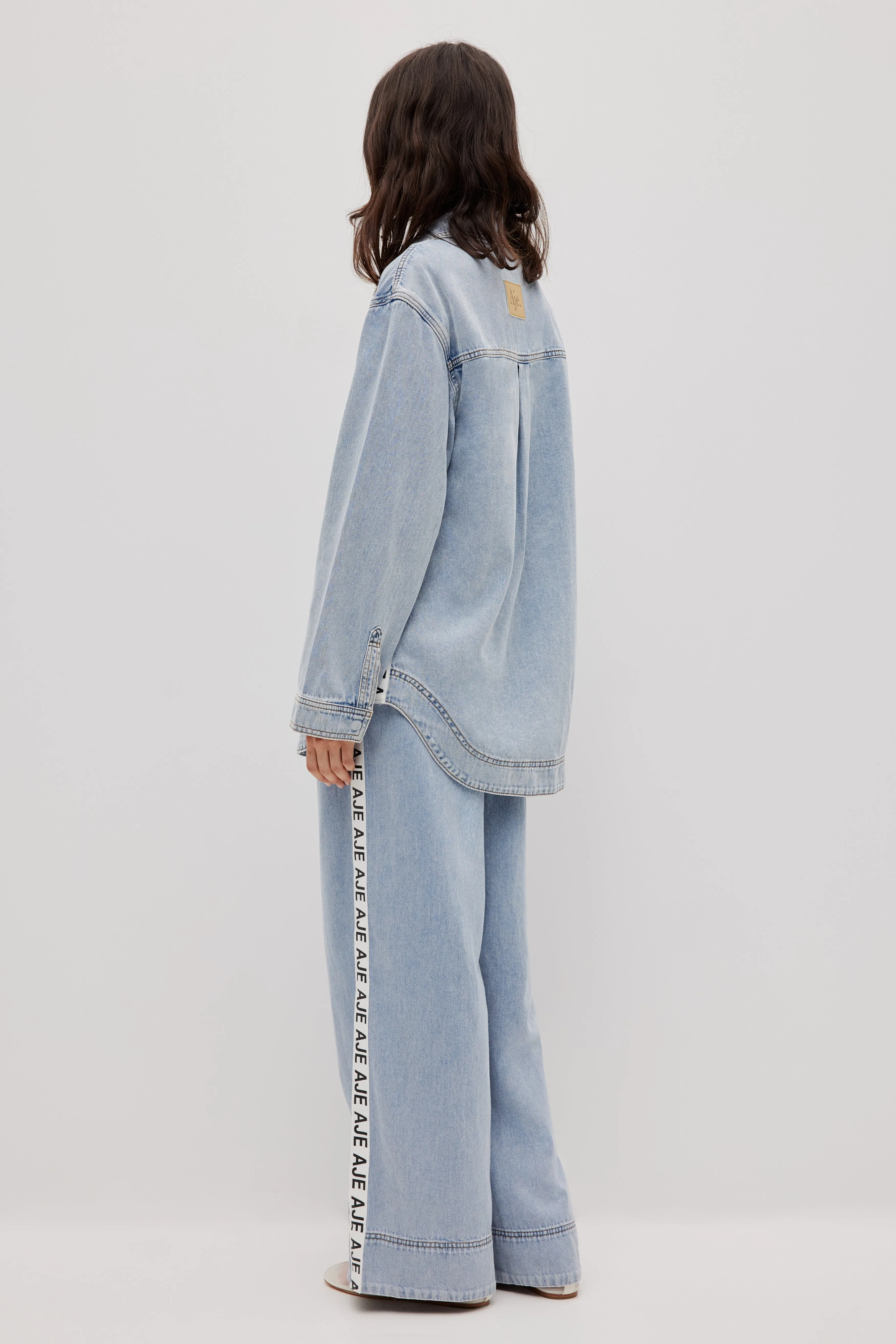 Corrie Denim Long Sleeve Shirt sold by Aje product image thumbnail 5